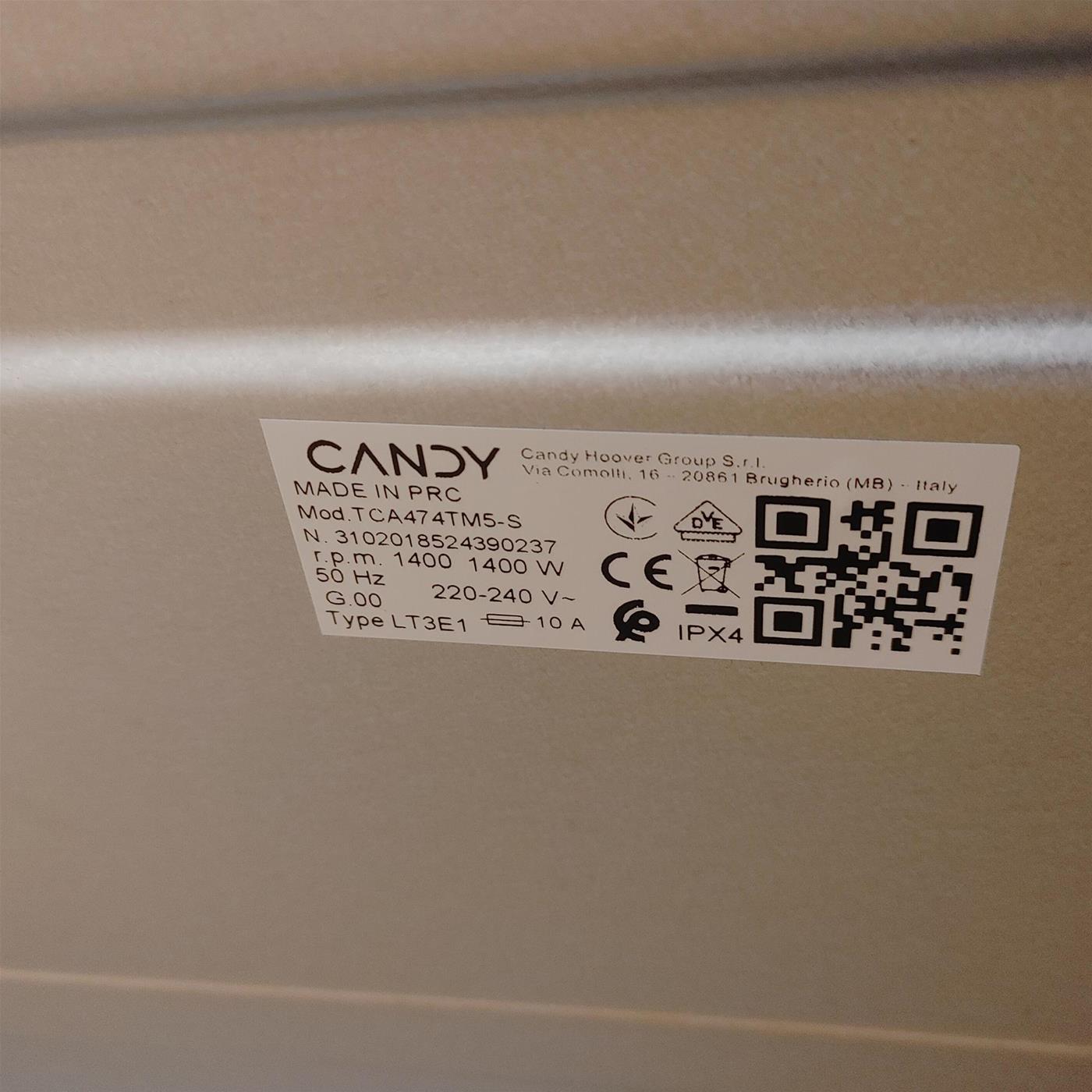 Lavatrice Candy TCA474TM5-S 7 Kg