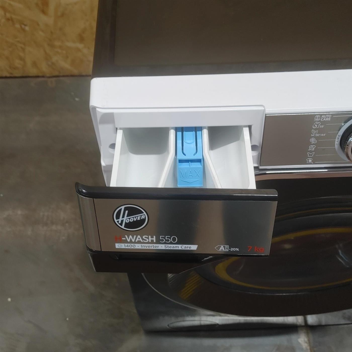 Lavatrice Slim Hoover H5WPB447 AMBCB8-S H-WASH 550 Classe A 7 Kg