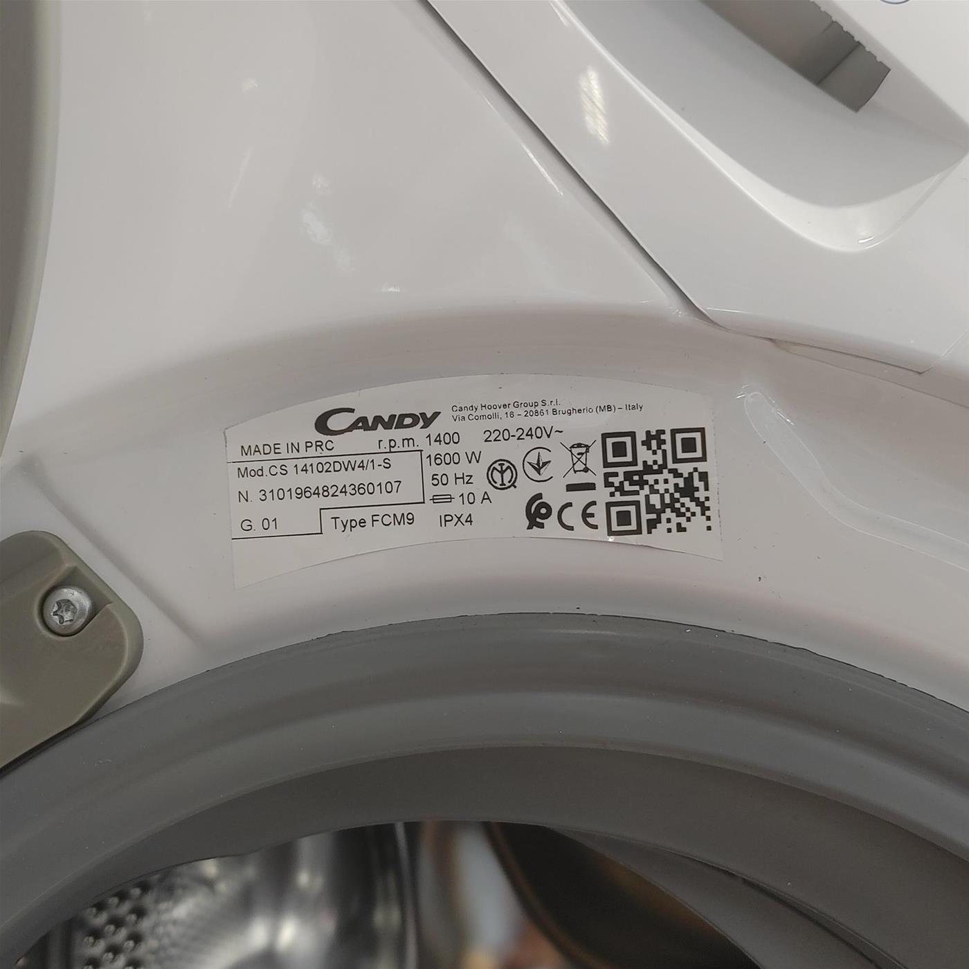 Lavatrice Candy Smart CS 14102DW4/1-S Wi-Fi 10 Kg