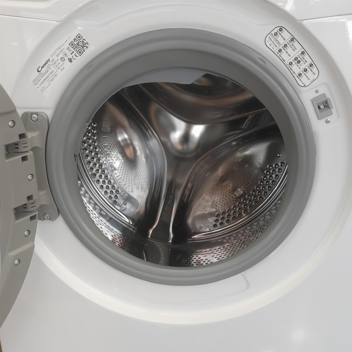 Lavatrice Slim Candy Ultra HE4 1274TWM6/1-S Classe A Inverter Wi-Fi 7 Kg