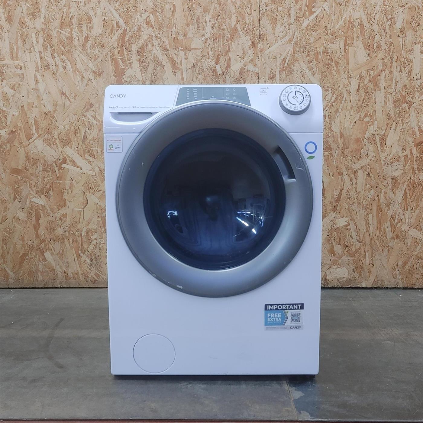 Lavatrice Candy RapidÓ PRO RP 486BWMR9/1-S Inverter, Vapore, Wi-Fi 8 Kg