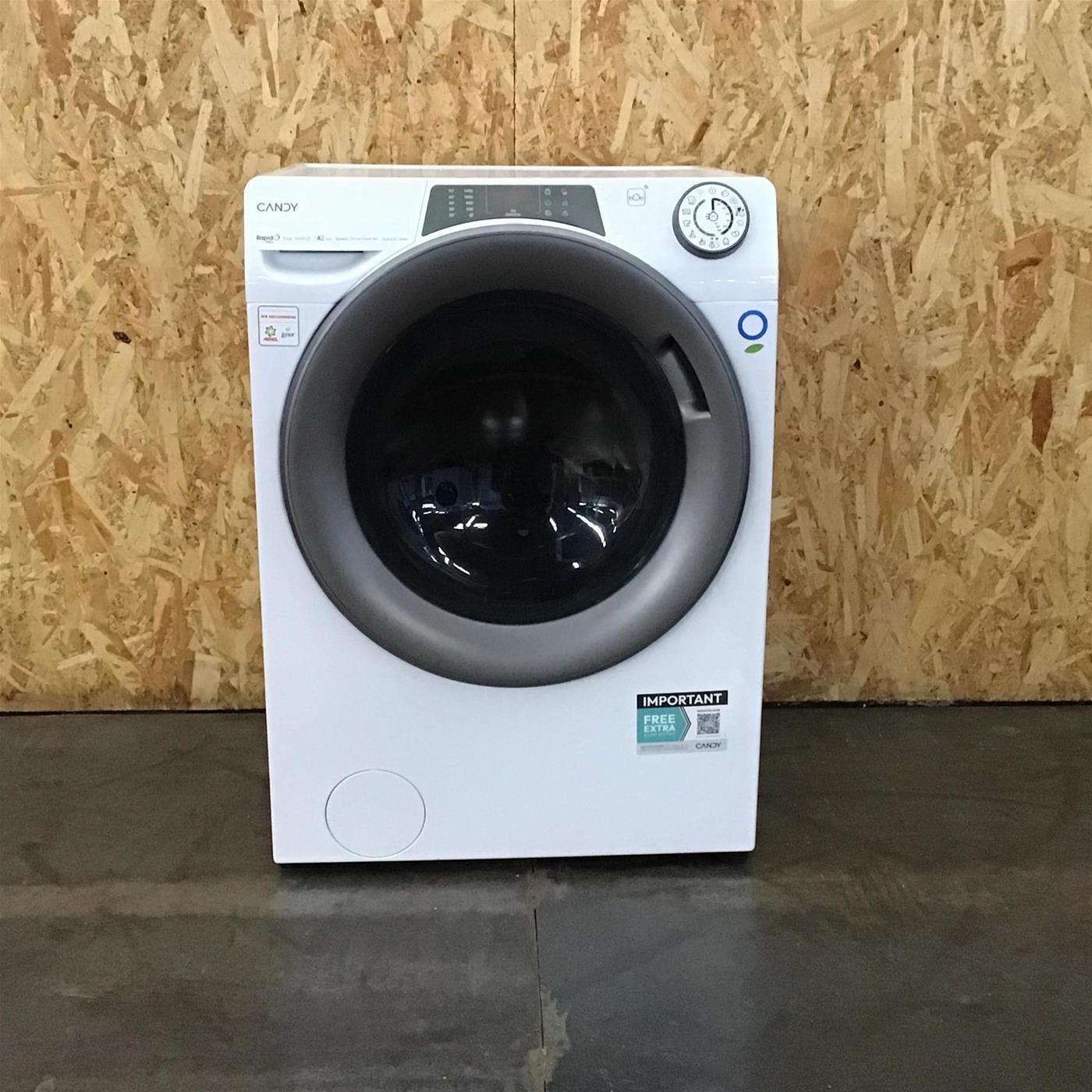 Lavatrice Candy RapidÓ PRO RP 486BWMR9/1-S Classe A, Inverter, Wi-Fi 8 Kg