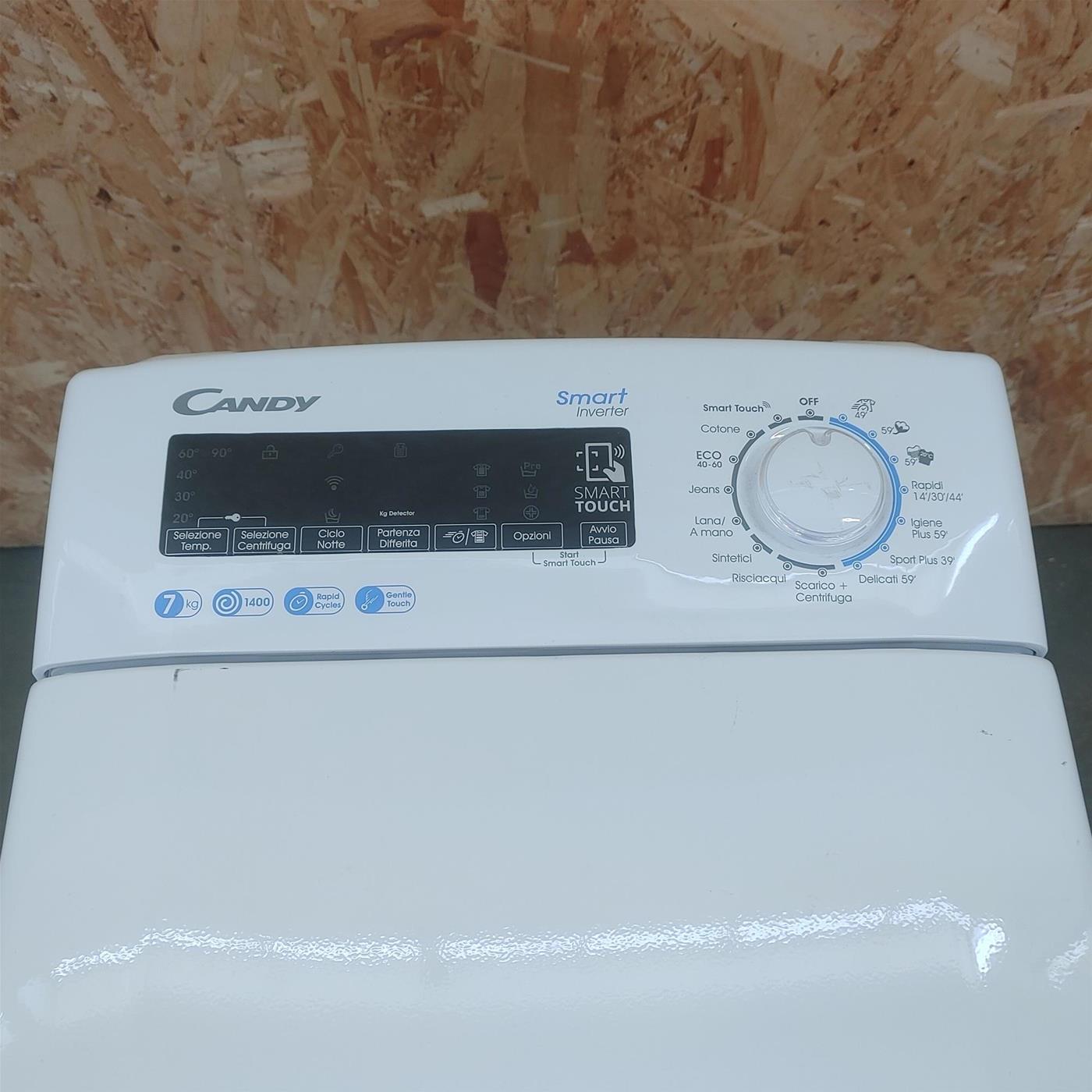 Lavatrice Candy Smart Inverter CSTG 47TMV5/1-11 Classe A 7 Kg