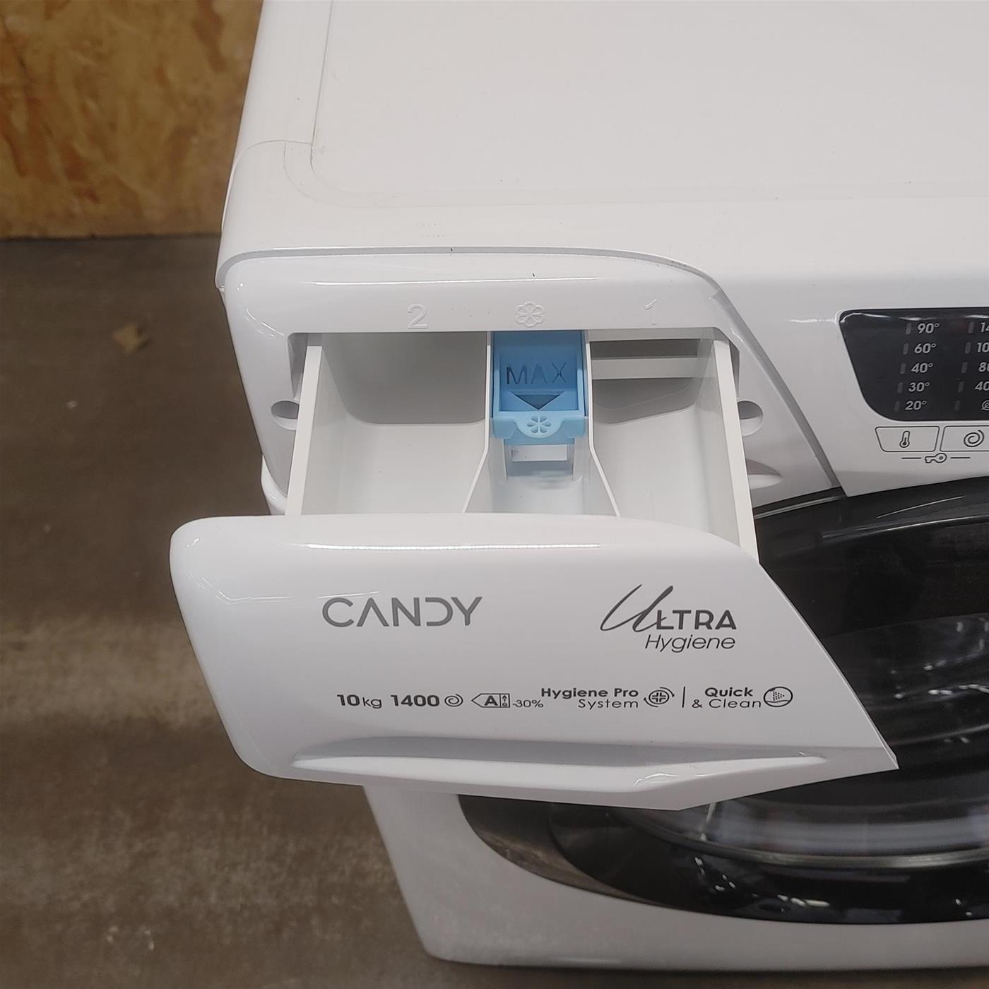 Lavatrice Candy Ultra HES 4104TWMB10-S Inverter, Wi-Fi Classe A 10 Kg