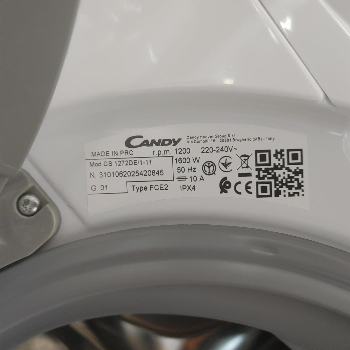 Lavatrice Candy Smart CS 1272DE/1-11 Wi-Fi 7 Kg