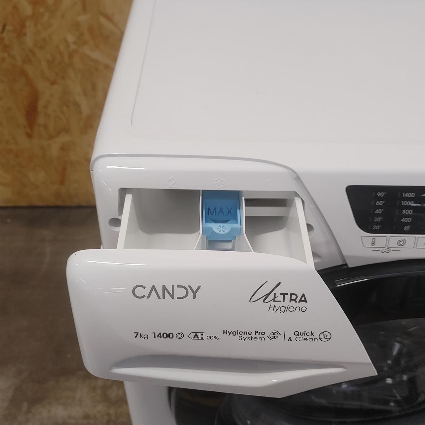 Lavatrice Slim Candy Ultra HES4 474TWMB8-S Inverter Wi-Fi Classe A 7 Kg