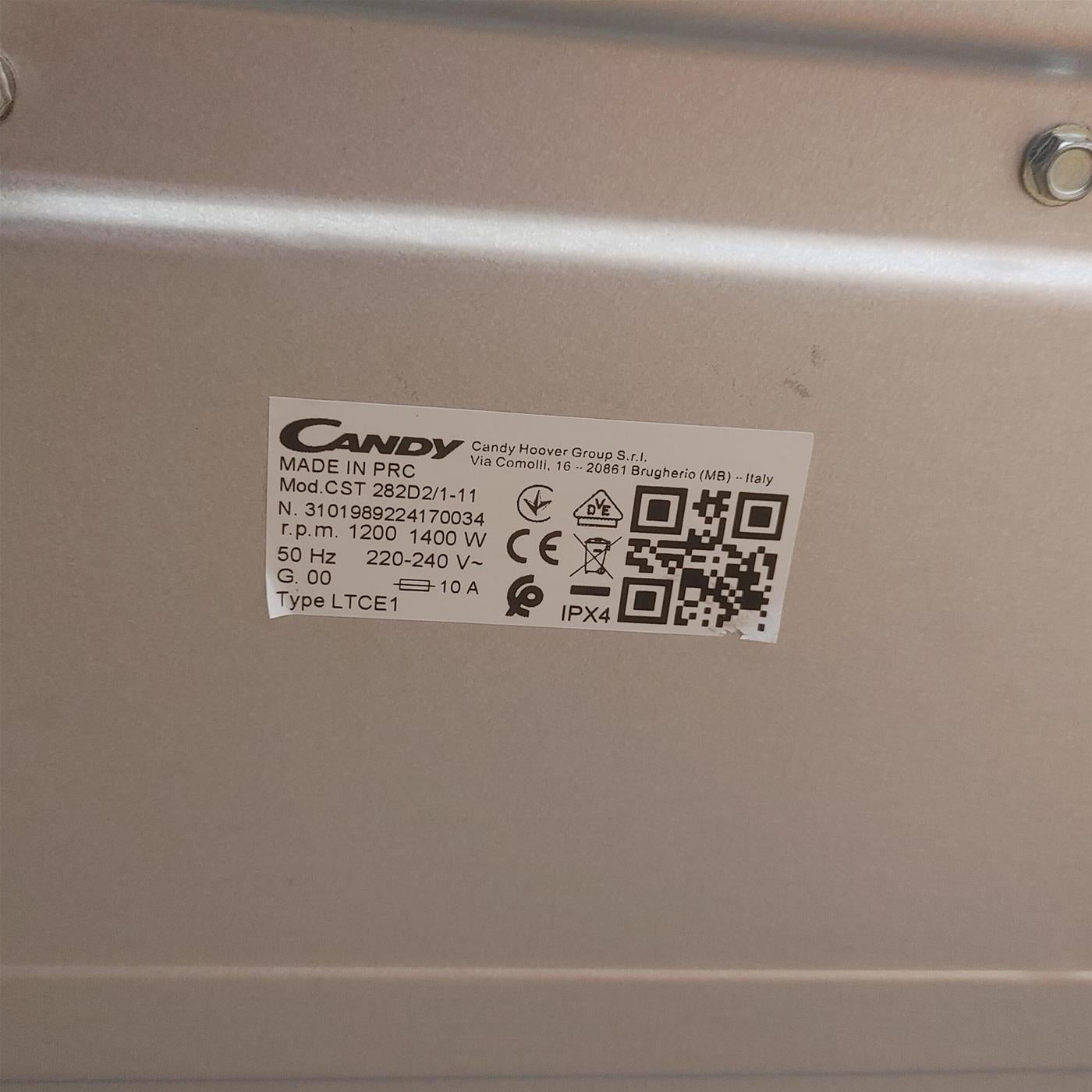 Lavatrice Candy Smart CST 282D2/1-11 Wi-Fi 8 Kg