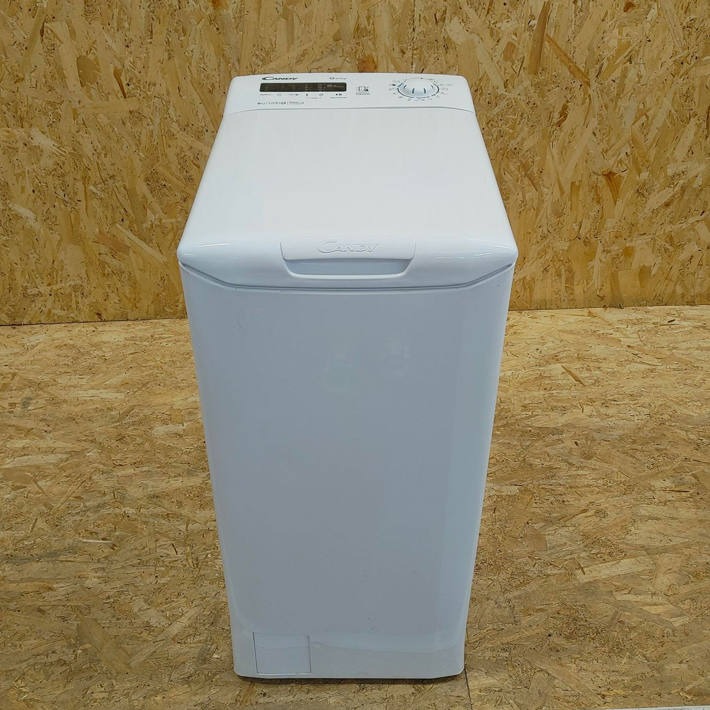 Candy Easy EYT 1262DWE/1-S lavatrice Caricamento dall'alto 6 kg 1200 Giri/min D Bianco