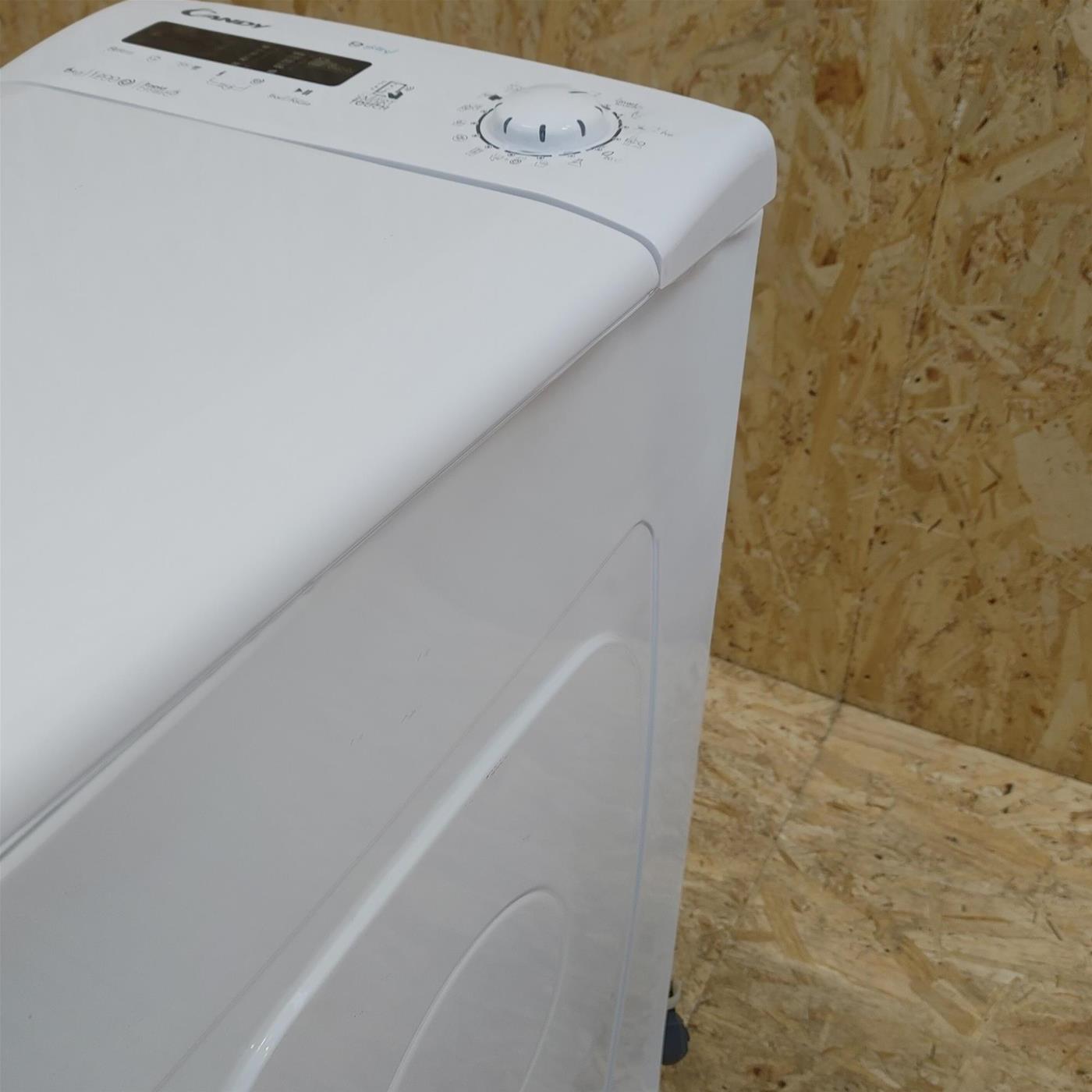 Candy Easy EYT 1262DWE/1-S lavatrice Caricamento dall'alto 6 kg 1200 Giri/min D Bianco