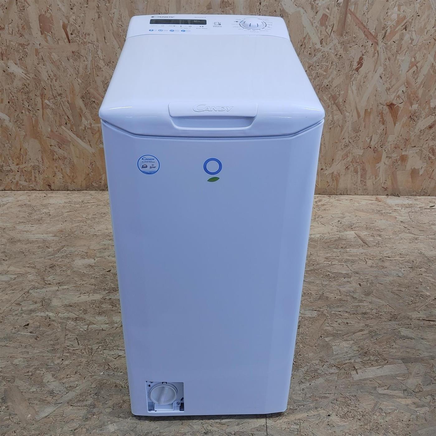 Candy Smart CSTG 272DE/1-11 lavatrice Caricamento dall'alto 7 kg 1200 Giri/min F Bianco