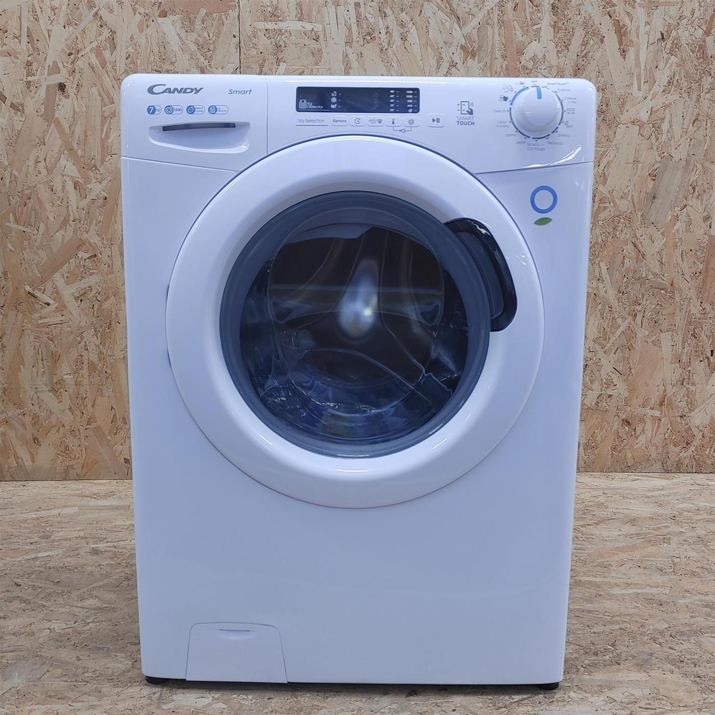 Candy Smart CS 1272D3/1-01 lavatrice Caricamento frontale 7 kg 1200 Giri/min Bianco
