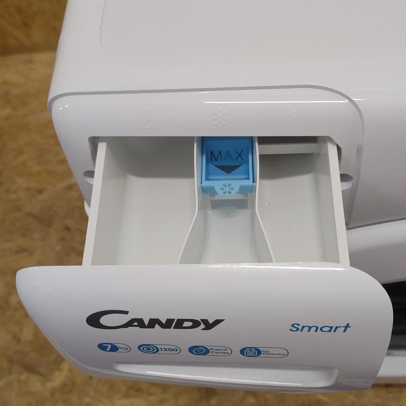 Candy Smart CS 1272D3/1-01 lavatrice Caricamento frontale 7 kg 1200 Giri/min Bianco