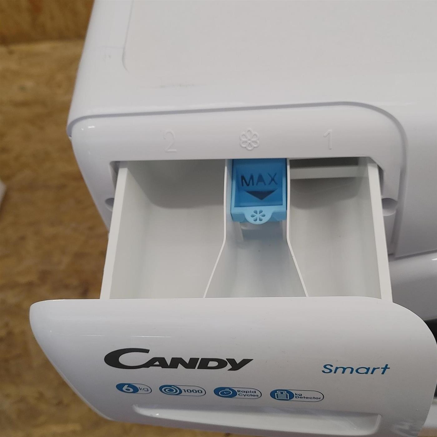 Candy Smart CS4 1061DE/1-S lavatrice Caricamento frontale 6 kg 1000 Giri/min D Bianco