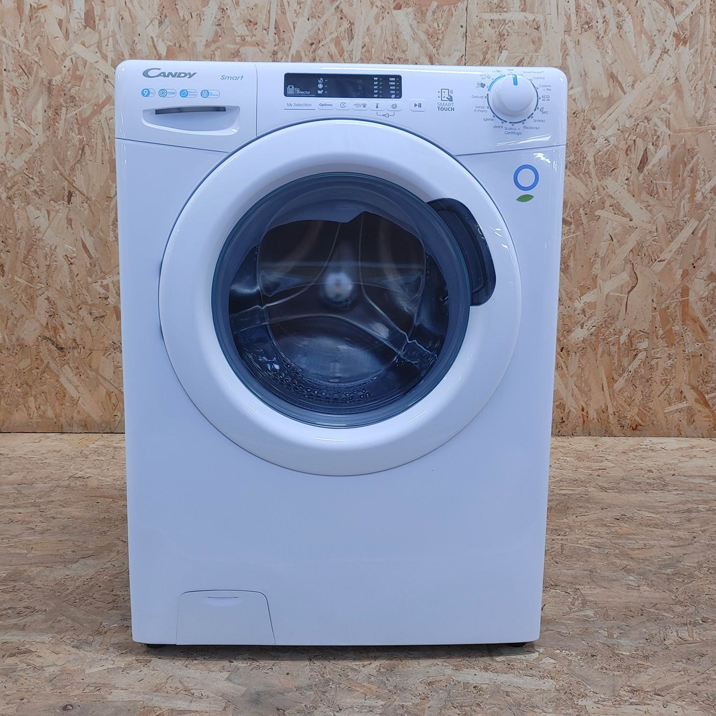 Candy Smart CS1292DE-11 lavatrice Caricamento frontale 9 kg 1200 Giri/min D Bianco
