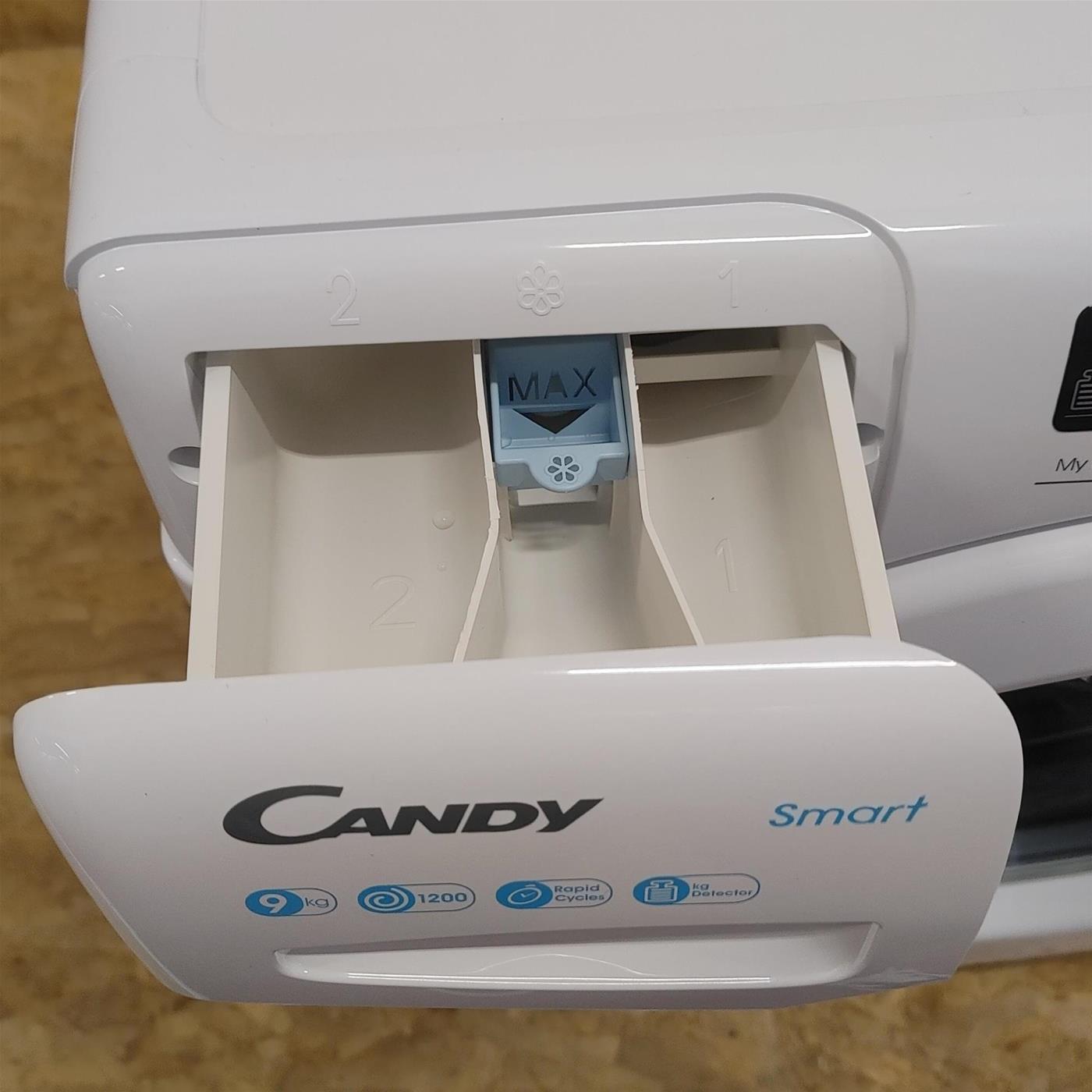 Candy Smart CS1292DE-11 lavatrice Caricamento frontale 9 kg 1200 Giri/min D Bianco