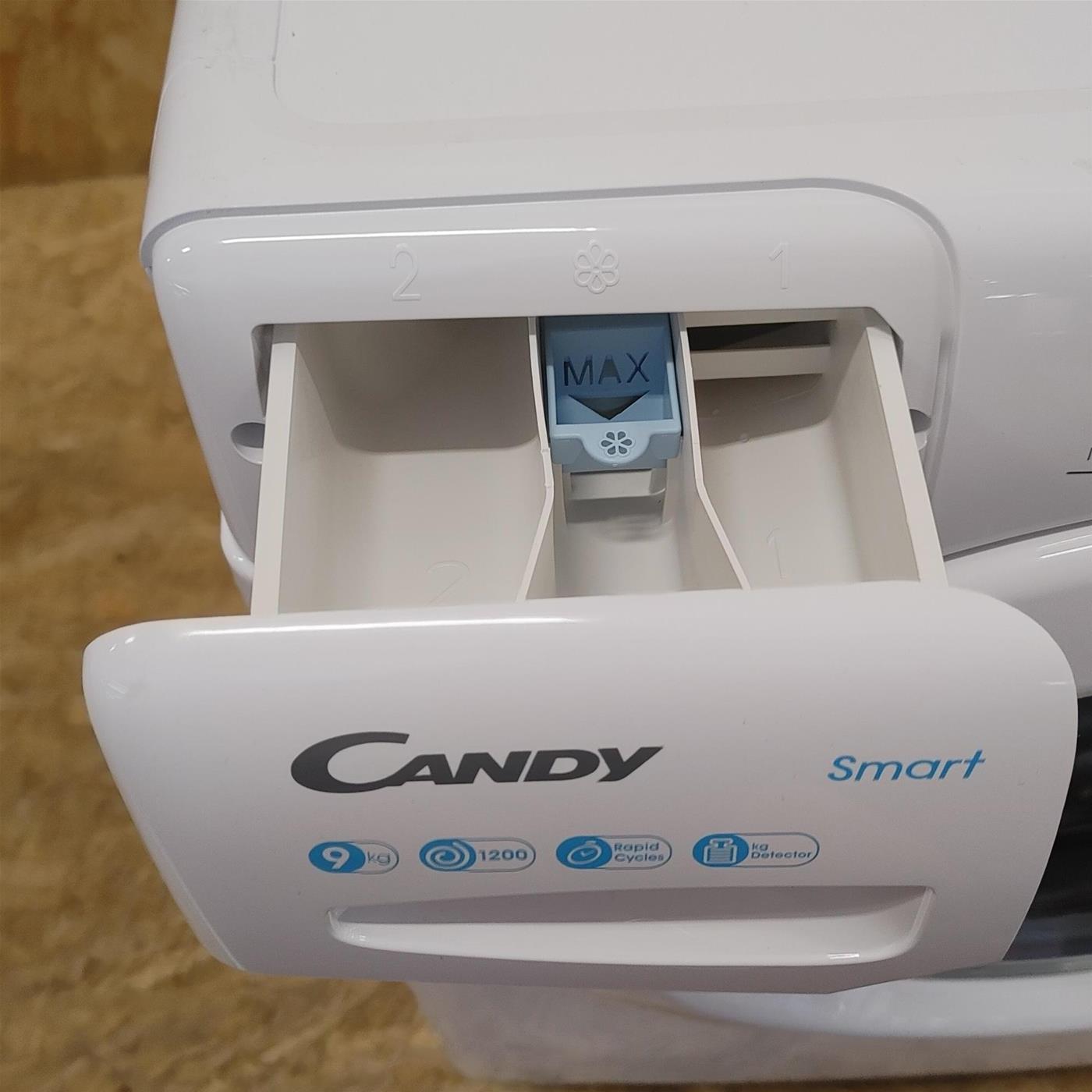 Candy Smart CS1292DE-11 lavatrice Caricamento frontale 9 kg 1200 Giri/min D Bianco