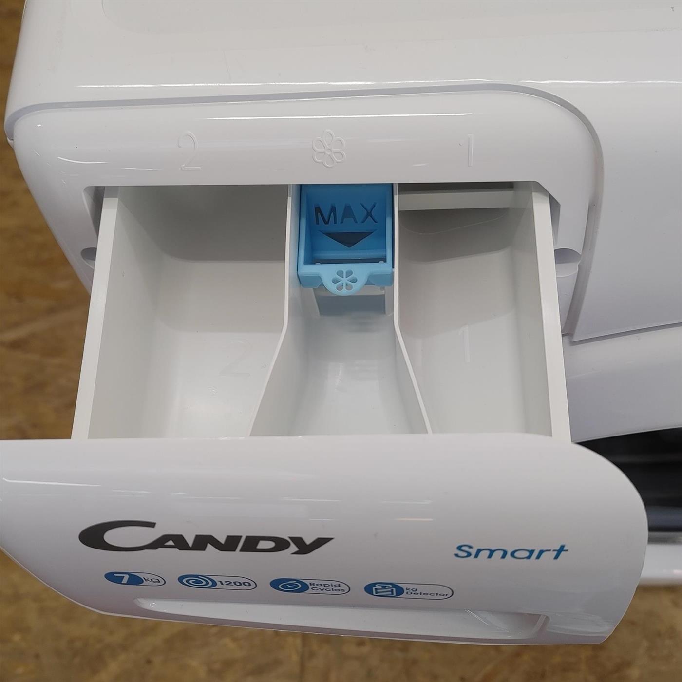 Candy Smart CS 1272D3/1-01 lavatrice Caricamento frontale 7 kg 1200 Giri/min Bianco