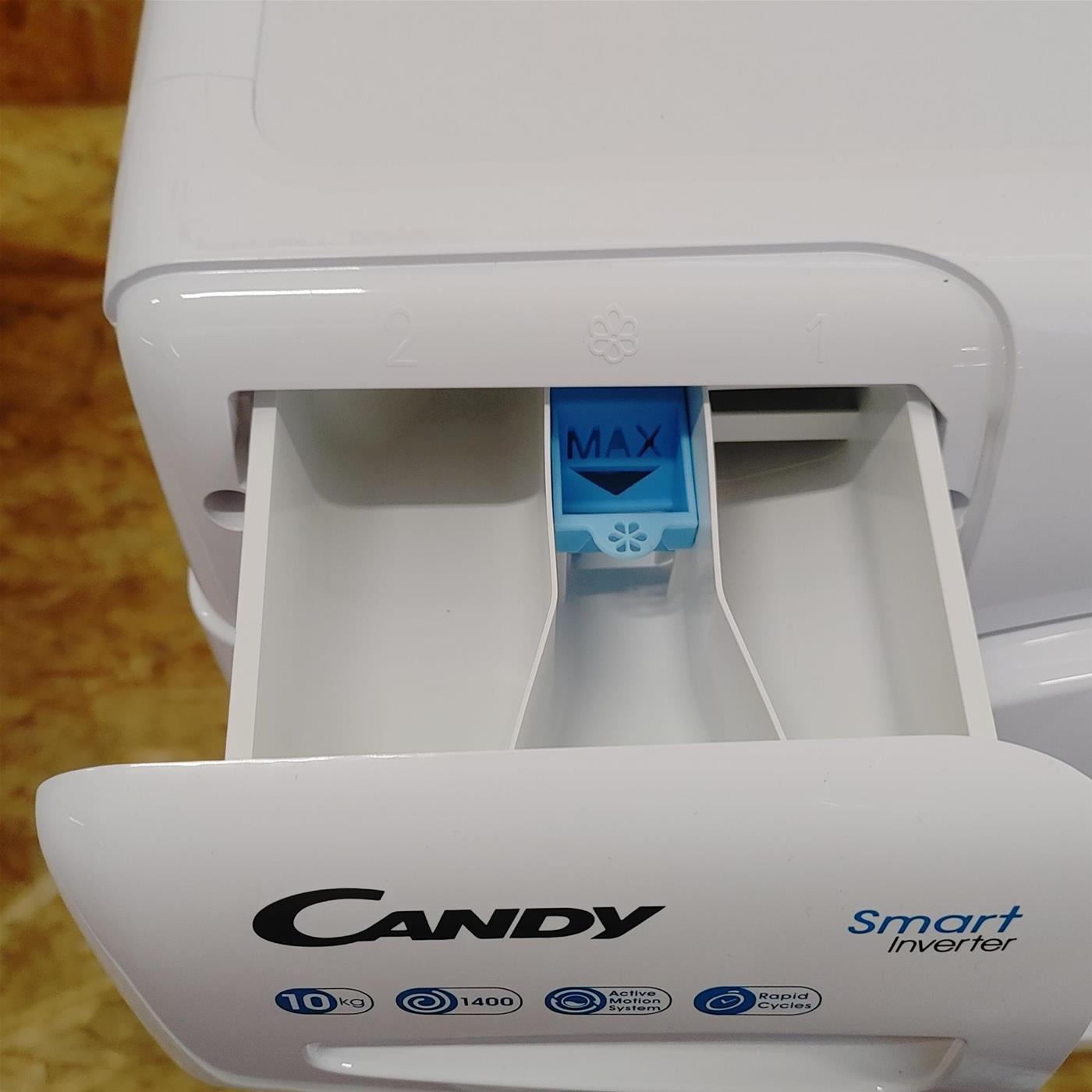 Candy CS1410TXME/1-S lavatrice Caricamento frontale 10 kg 1400 Giri/min A Bianco
