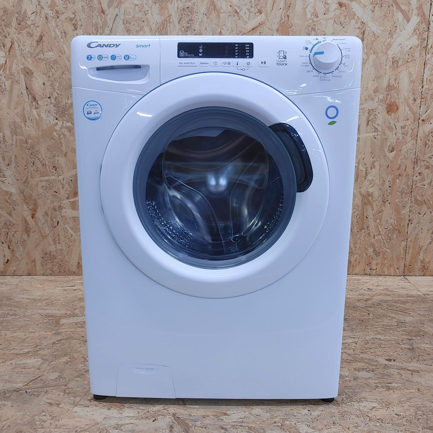 Candy Smart CS 1272D3/1-01 lavatrice Caricamento frontale 7 kg 1200 Giri/min Bianco