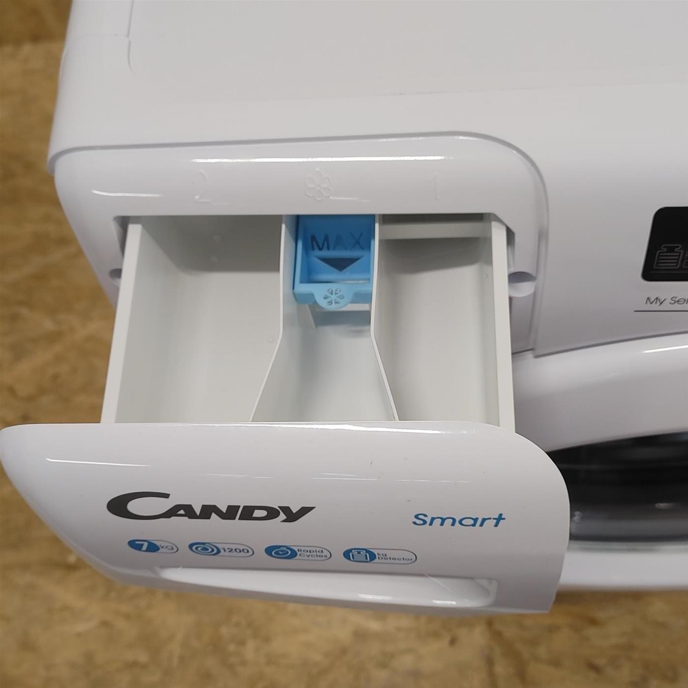 Candy Smart CS 1272D3/1-01 lavatrice Caricamento frontale 7 kg 1200 Giri/min Bianco