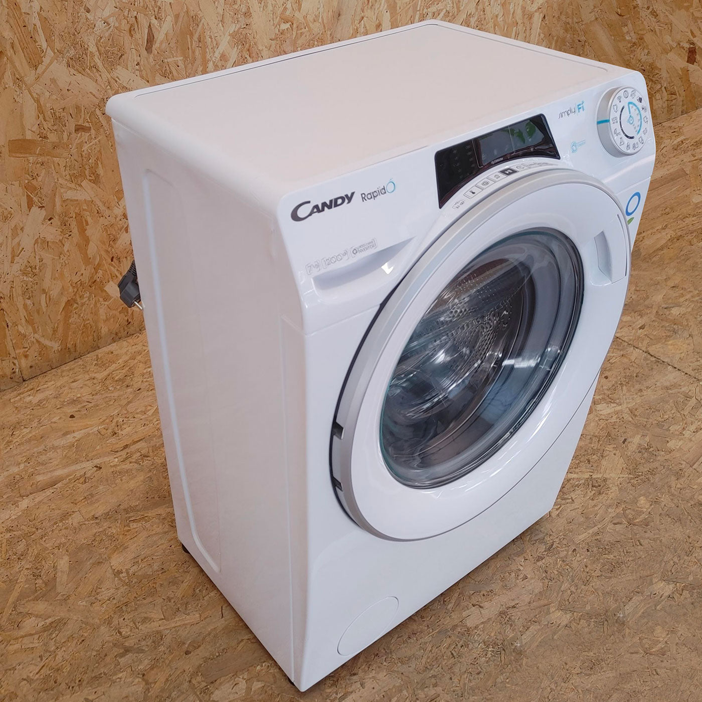 Candy RapidÓ RO41274DWMSE/1-S lavatrice Caricamento frontale 7 kg 1200 Giri/min A Bianco
