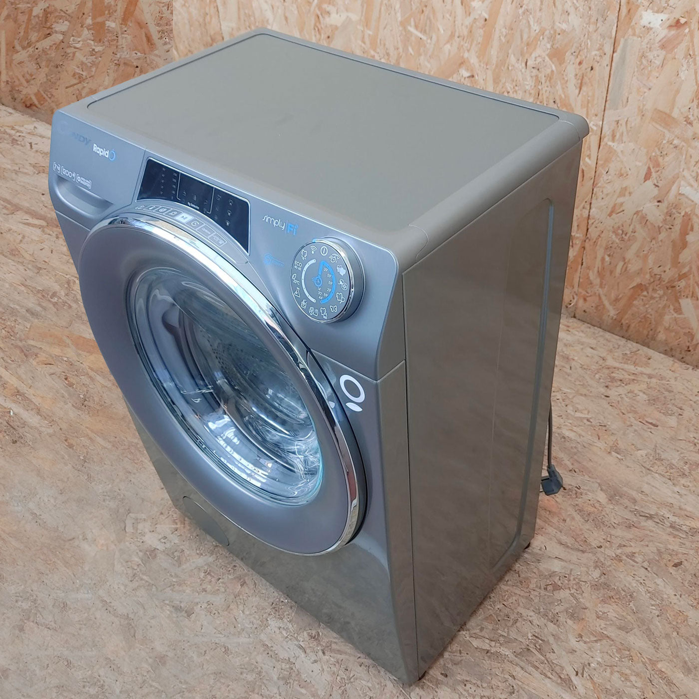 Lavatrice Candy RapidÓ RO41276DWMCRE-S Caricamento frontale 7 kg 1200 Giri/min Antracite