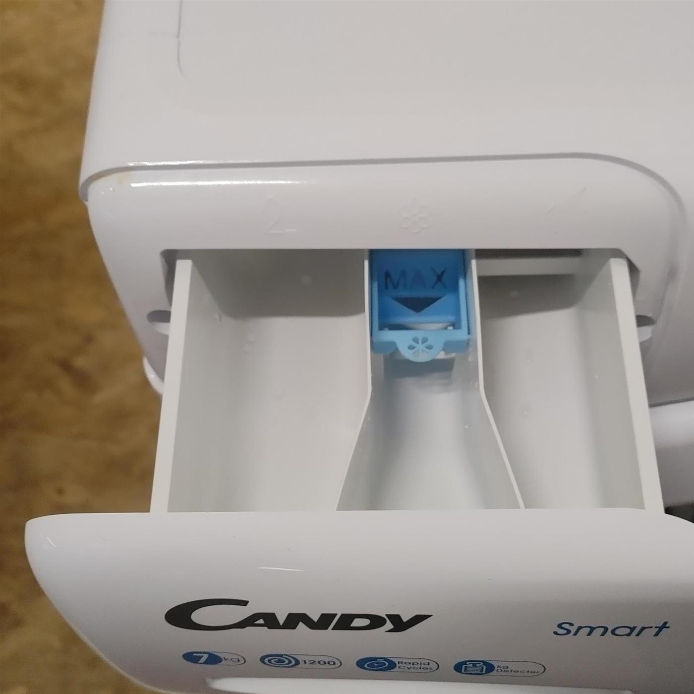 Lavatrice Candy Smart CS 1272D3/1-01 Caricamento frontale 7 kg 1200 Giri/min Bianco