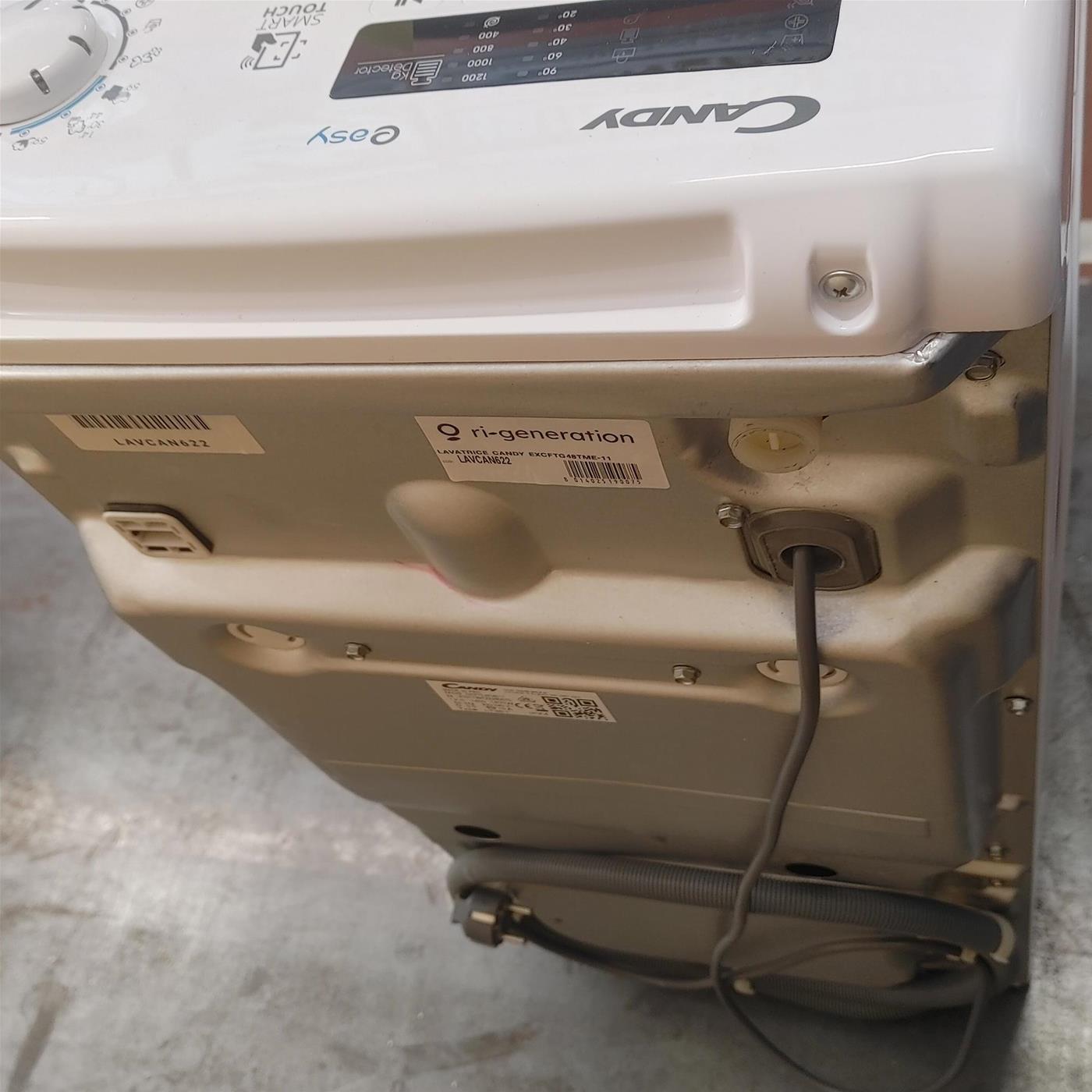 Candy Easy EYT 1262DWE/1-S lavatrice Caricamento dall'alto 6 kg 1200 Giri/min Bianco