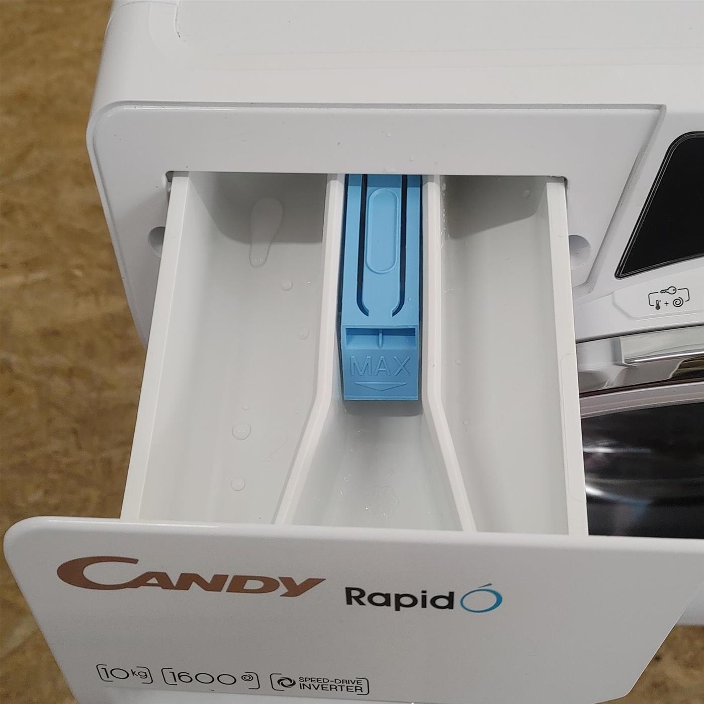Candy RapidÓ RO16106DWMCE/1-S lavatrice Caricamento frontale 10 kg 1600 Giri/min Bianco
