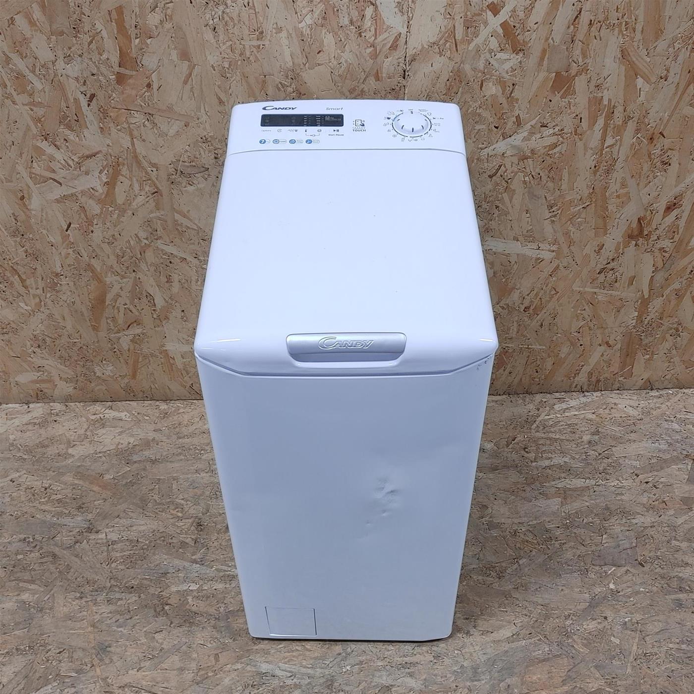 Candy Smart CSTG 272DVE/1-S Lavatrice Caricamento dall'alto 7 kg 1200 Giri/min Bianco