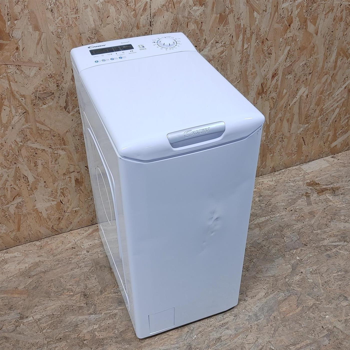 Candy Smart CSTG 272DVE/1-S Lavatrice Caricamento dall'alto 7 kg 1200 Giri/min Bianco