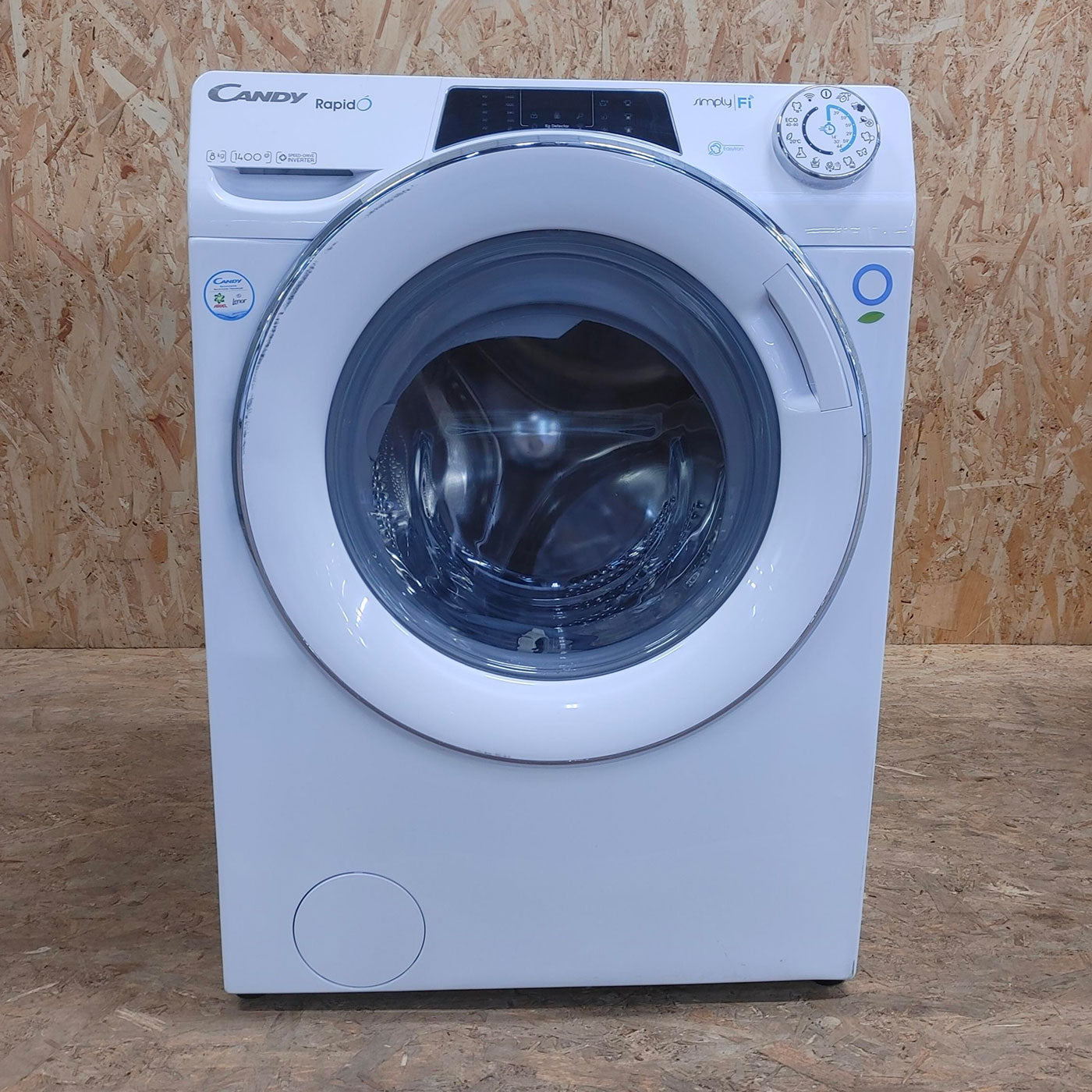 Lavatrice Candy RapidÓ RO 1486DWH7/1-S Carica frontale 8 kg 1400 Giri/min Bianco