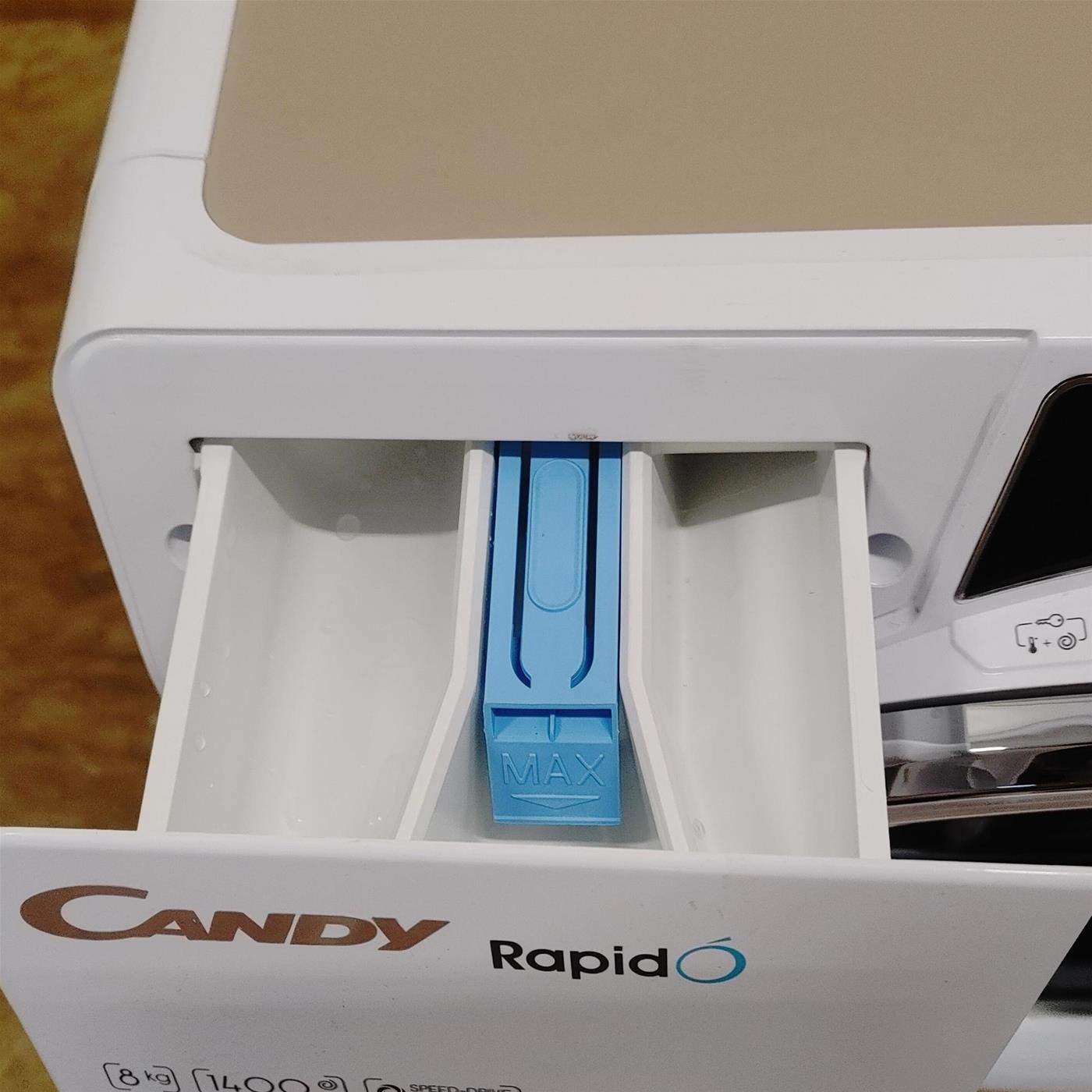 Lavatrice Candy RapidÓ RO 1486DWH7/1-S Carica frontale 8 kg 1400 Giri/min Bianco