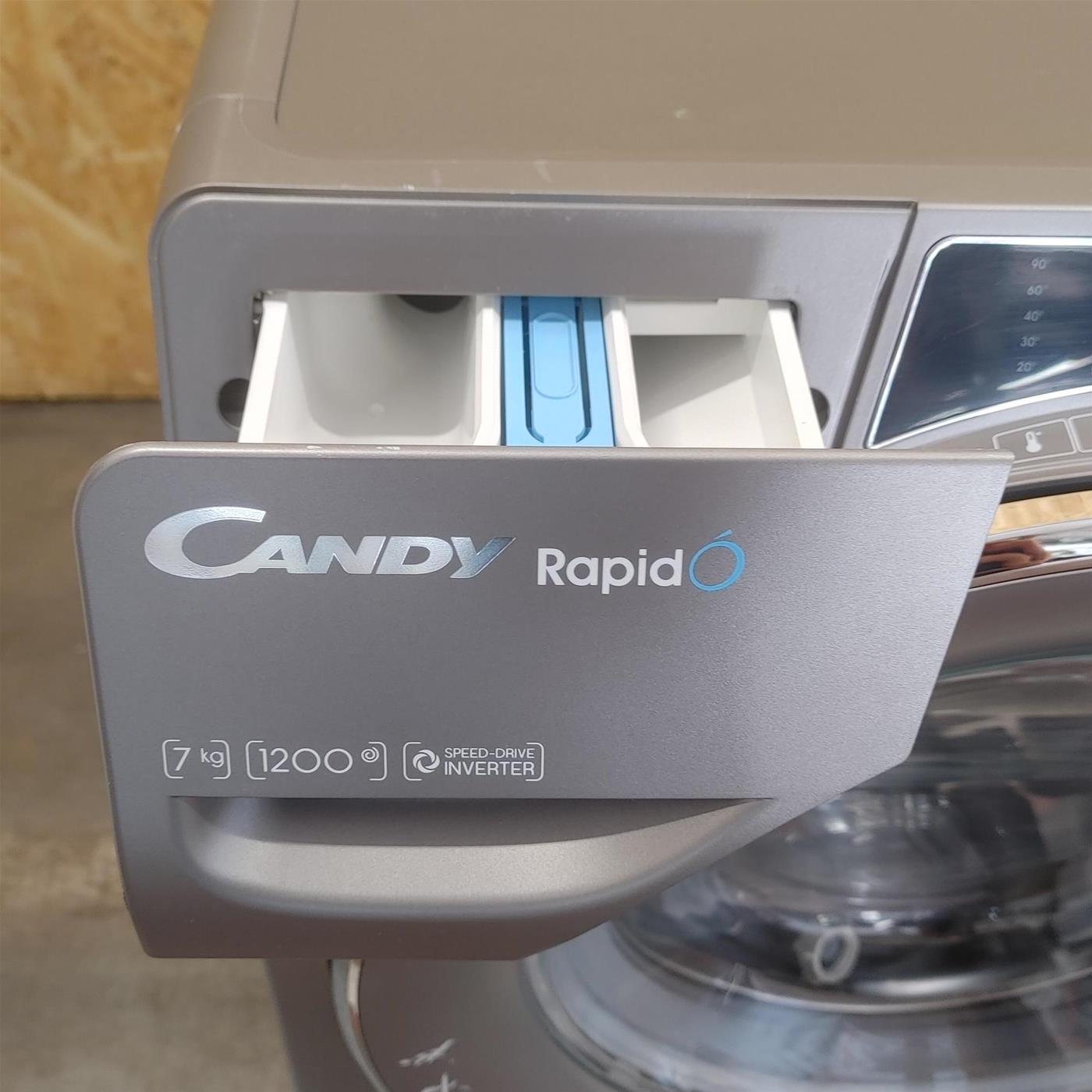 Candy RapidÓ RO41276DWMCRE-S lavatrice Caricamento frontale 7 kg 1200 Giri/min Antracite