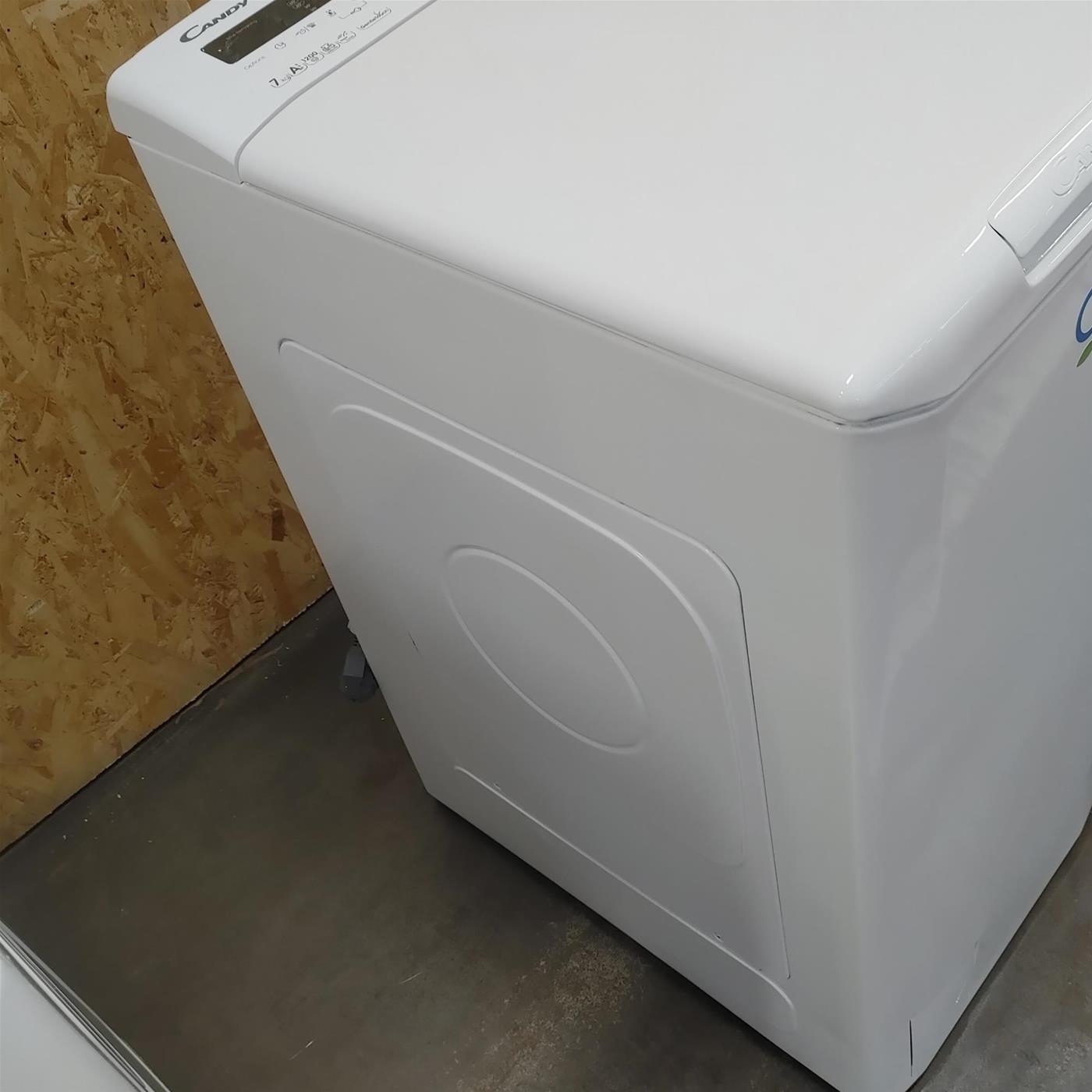 Lavatrice Candy Smart CST G372D-01 Carica dall'alto 7 kg 1200 giri Bianco