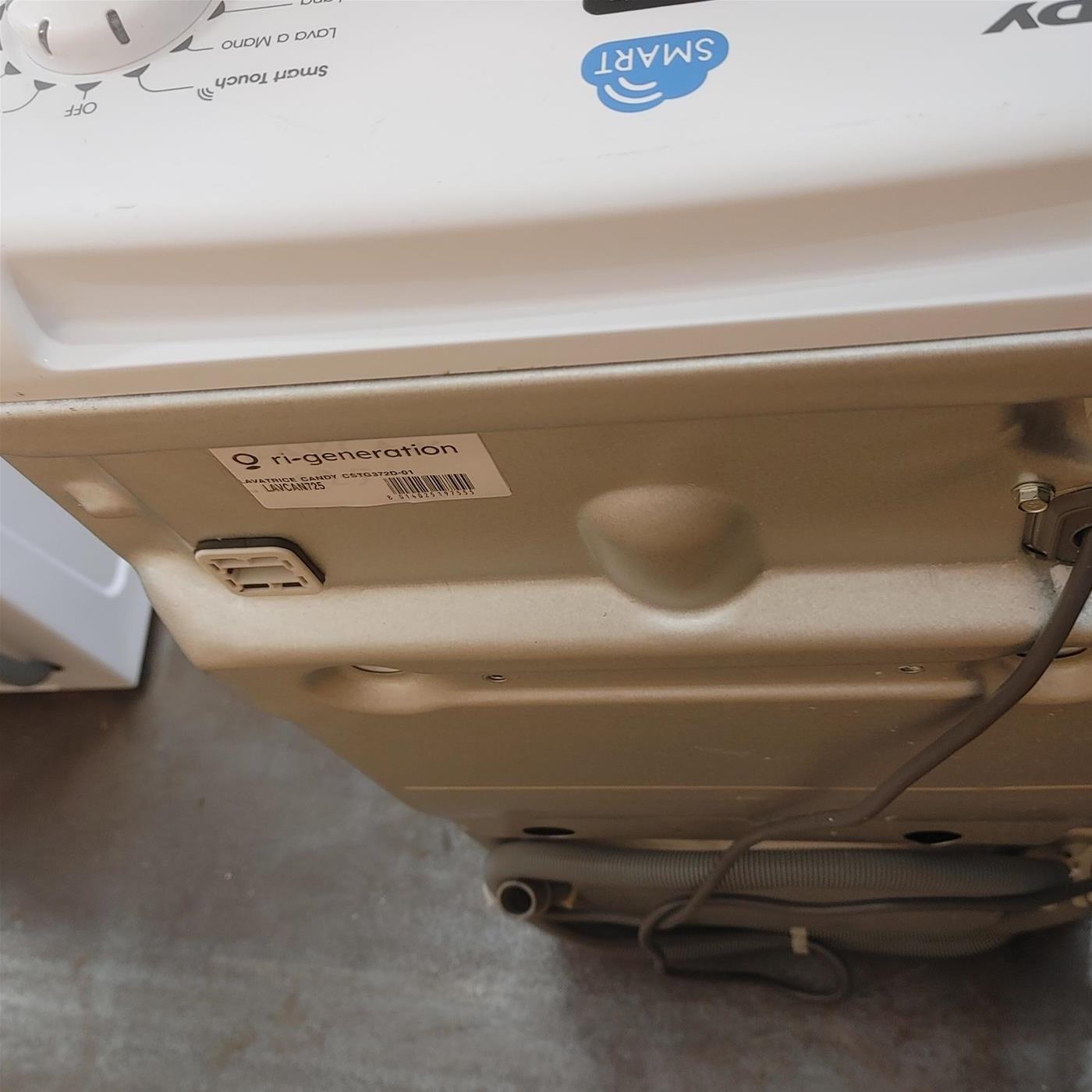 Lavatrice Candy Smart CST G372D-01 Carica dall'alto 7 kg 1200 giri Bianco