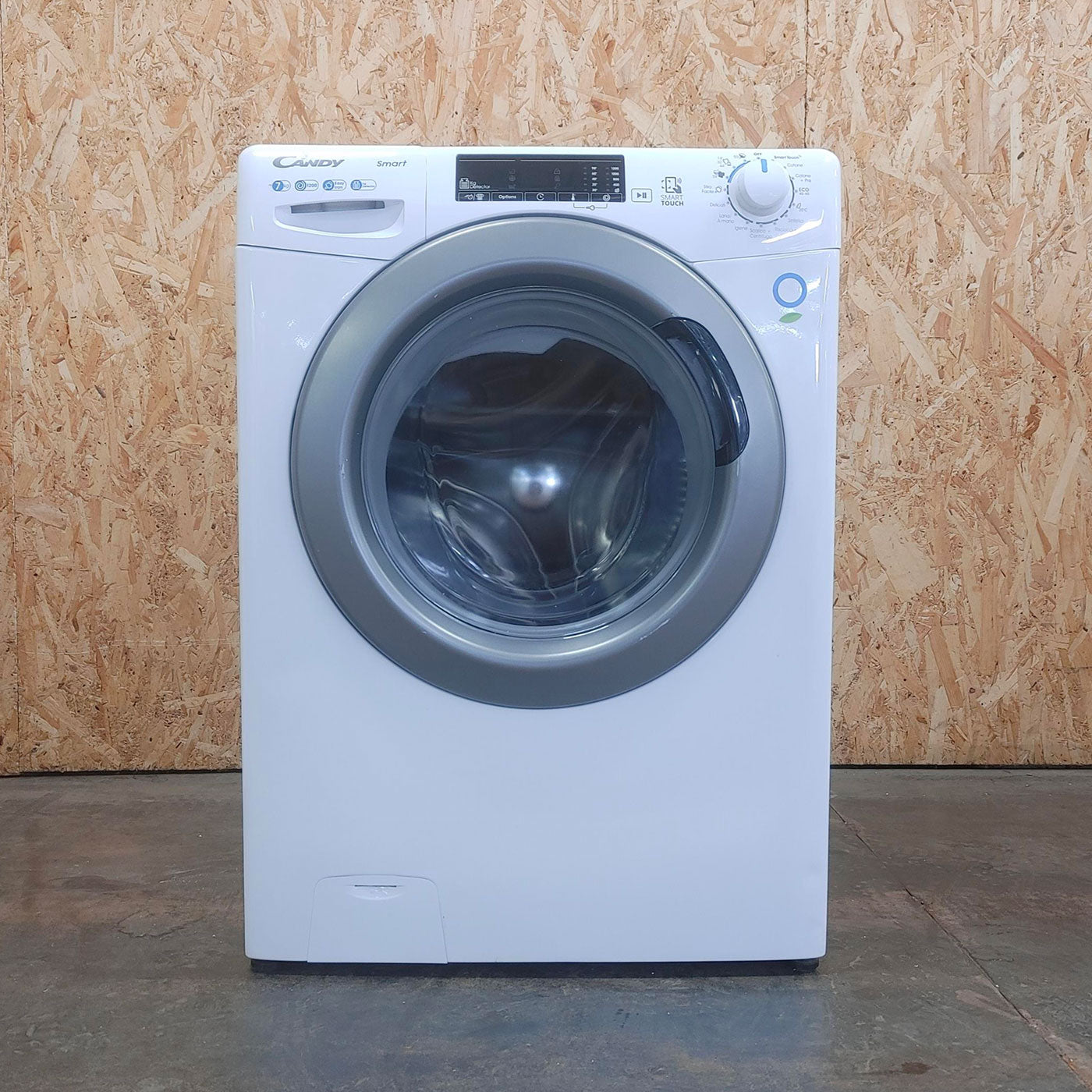 Candy Smart CSS4127TRE/1-11 lavatrice Caricamento frontale 7 kg 1200 Giri/min D Bianco