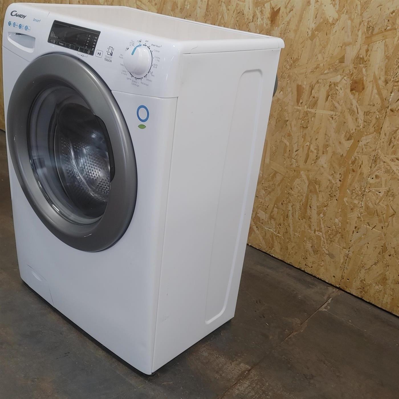 Candy Smart CSS4127TRE/1-11 lavatrice Caricamento frontale 7 kg 1200 Giri/min D Bianco