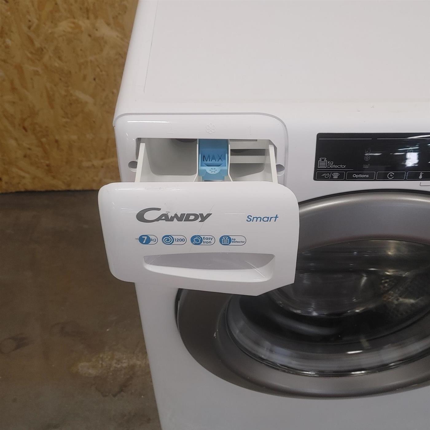 Candy Smart CSS4127TRE/1-11 lavatrice Caricamento frontale 7 kg 1200 Giri/min D Bianco
