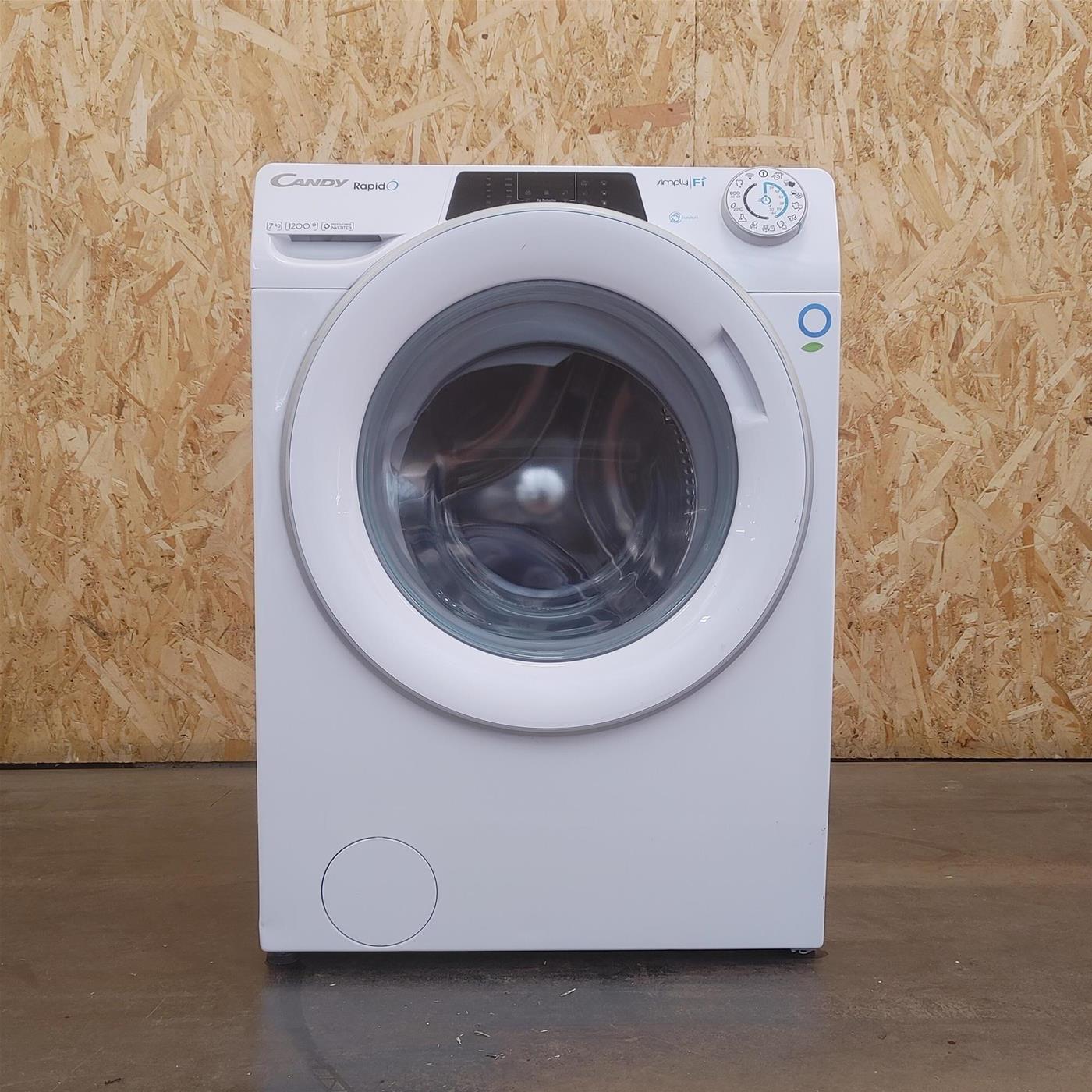 Candy RapidÓ RO41274DWMSE/1-S lavatrice Caricamento frontale 7 kg 1200 Giri/min Bianco