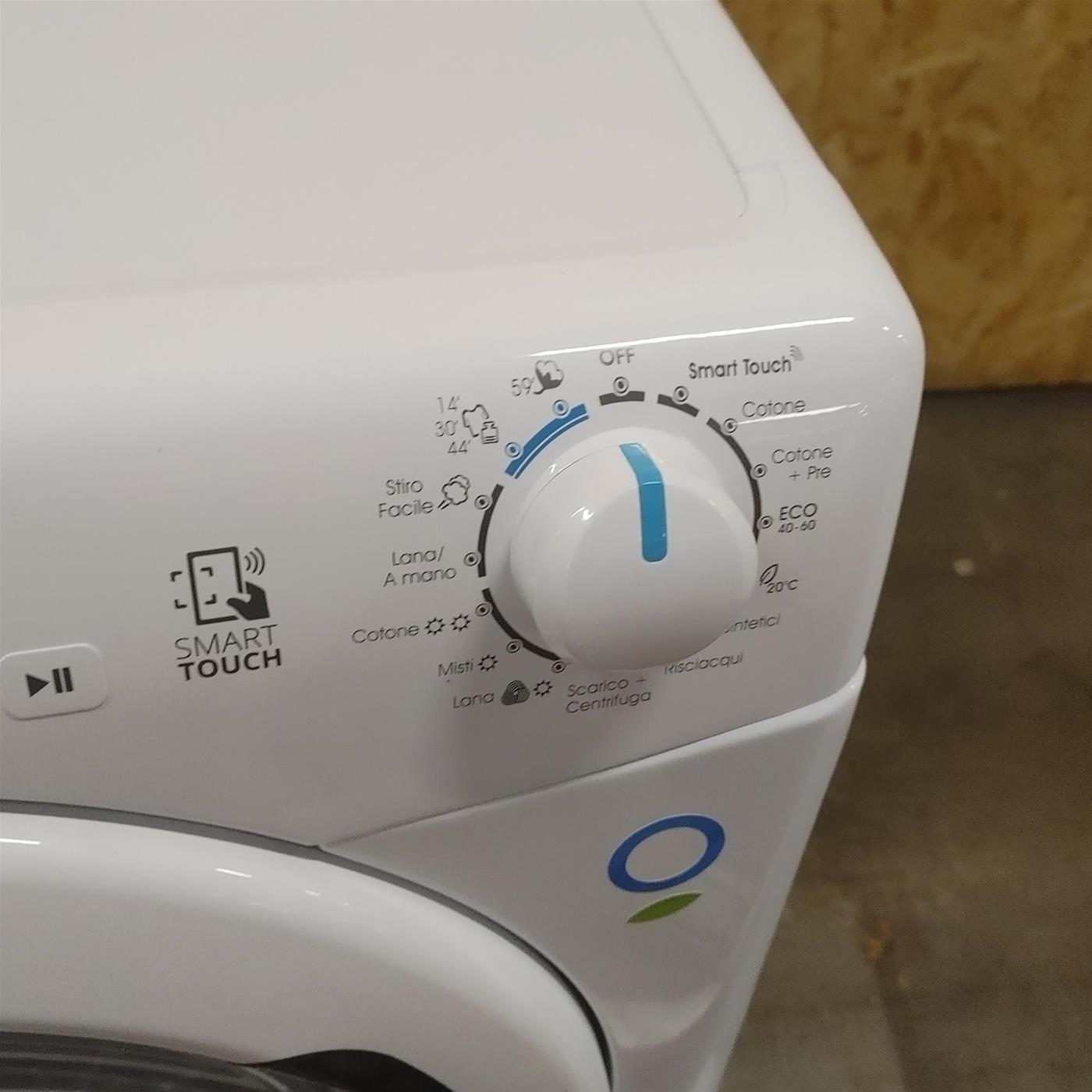 Lavasciuga Candy Smart CSWS4852DE/1-11 Libera Installazione Caricamento Frontale Bianco E