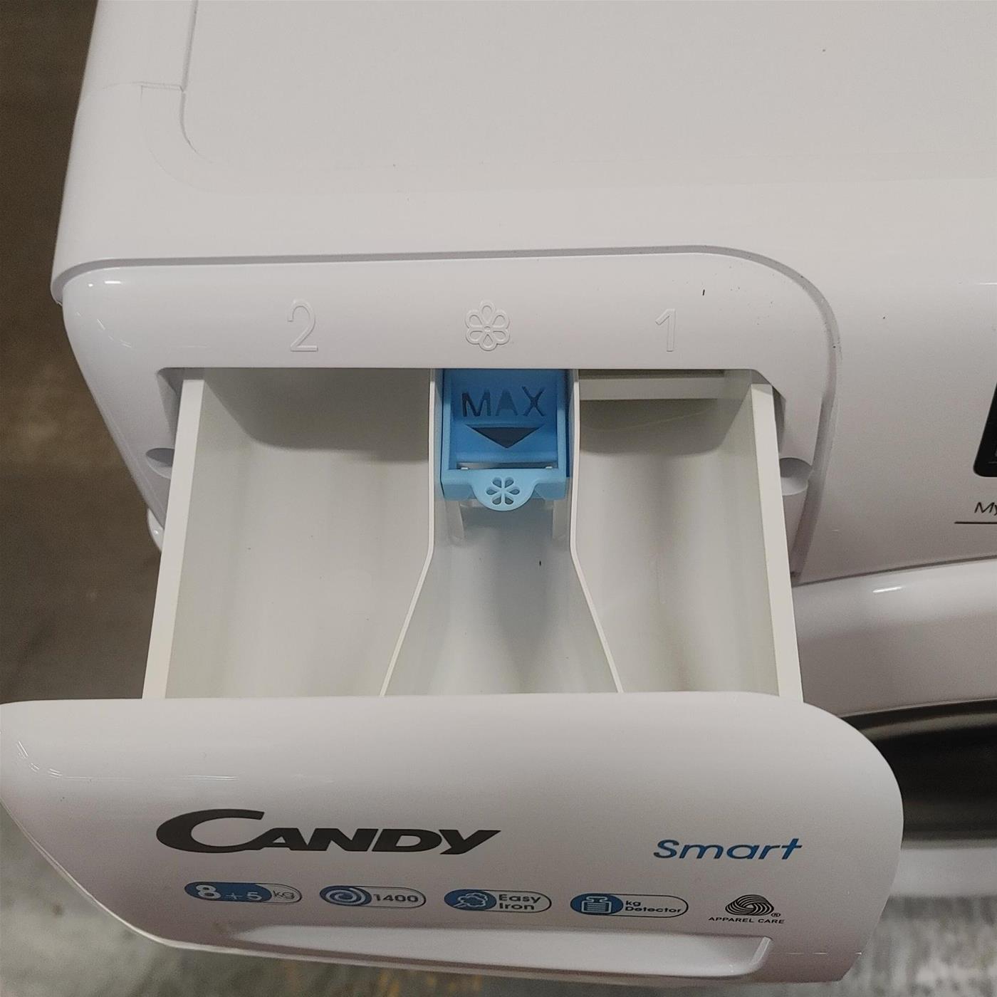 Lavasciuga Candy Smart CSWS4852DE/1-11 Libera Installazione Caricamento Frontale Bianco E