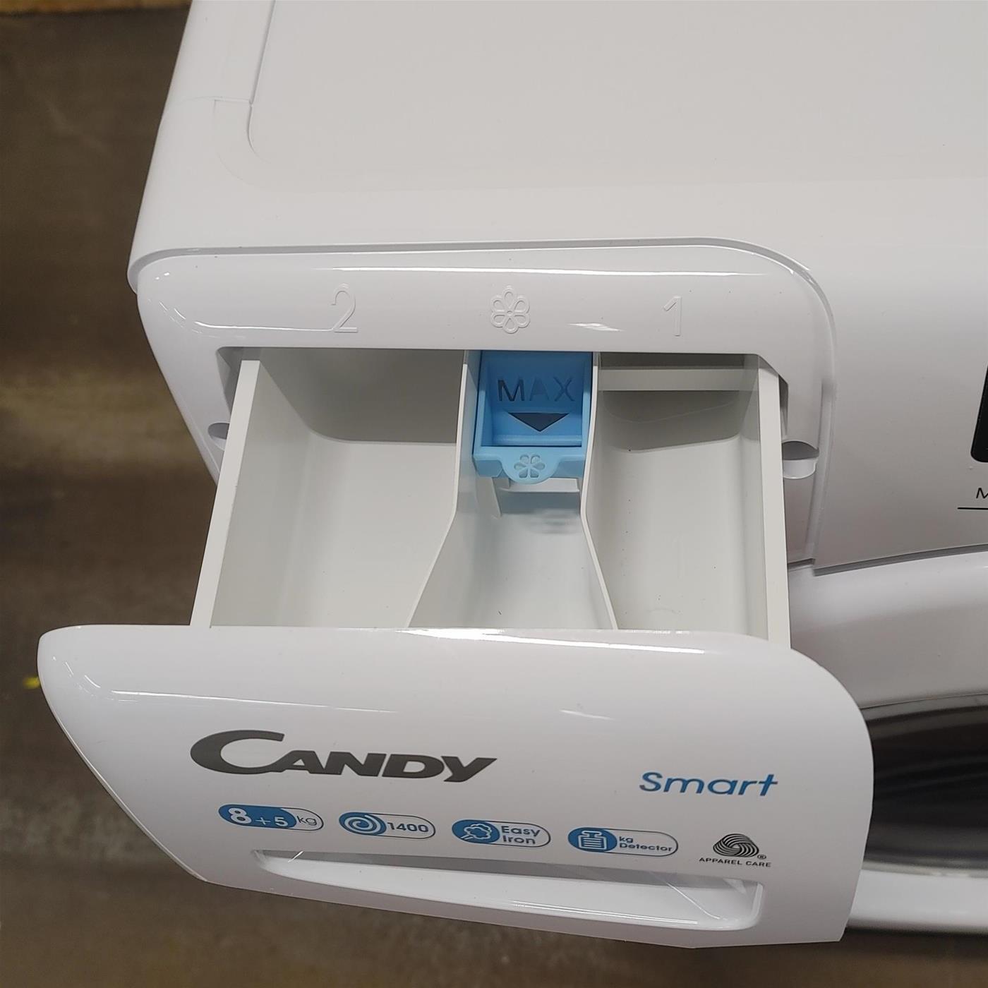 Lavasciuga Candy Smart CSWS4852DE/1-11 Libera Installazione Caricamento Frontale Bianco E