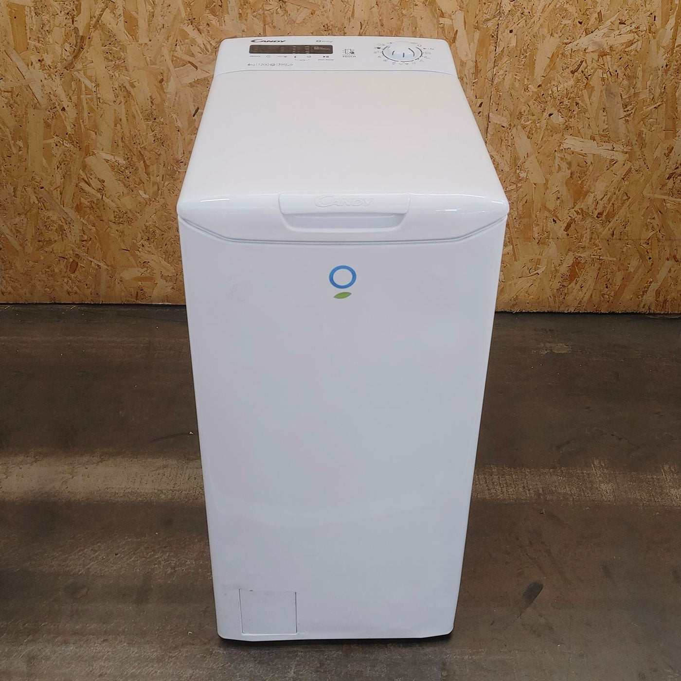 Candy Easy EYT 1262DWE/1-S Lavatrice Carica dall'alto 6 kg 1200 Giri/min Bianco