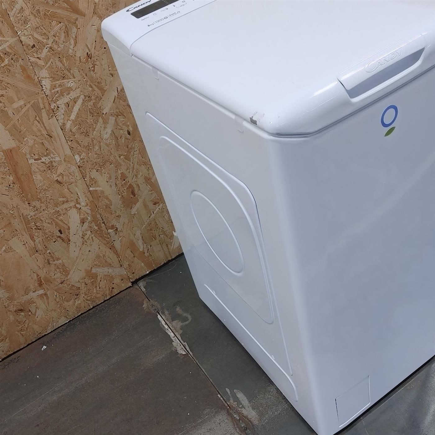 Candy Easy EYT 1262DWE/1-S Lavatrice Carica dall'alto 6 kg 1200 Giri/min Bianco