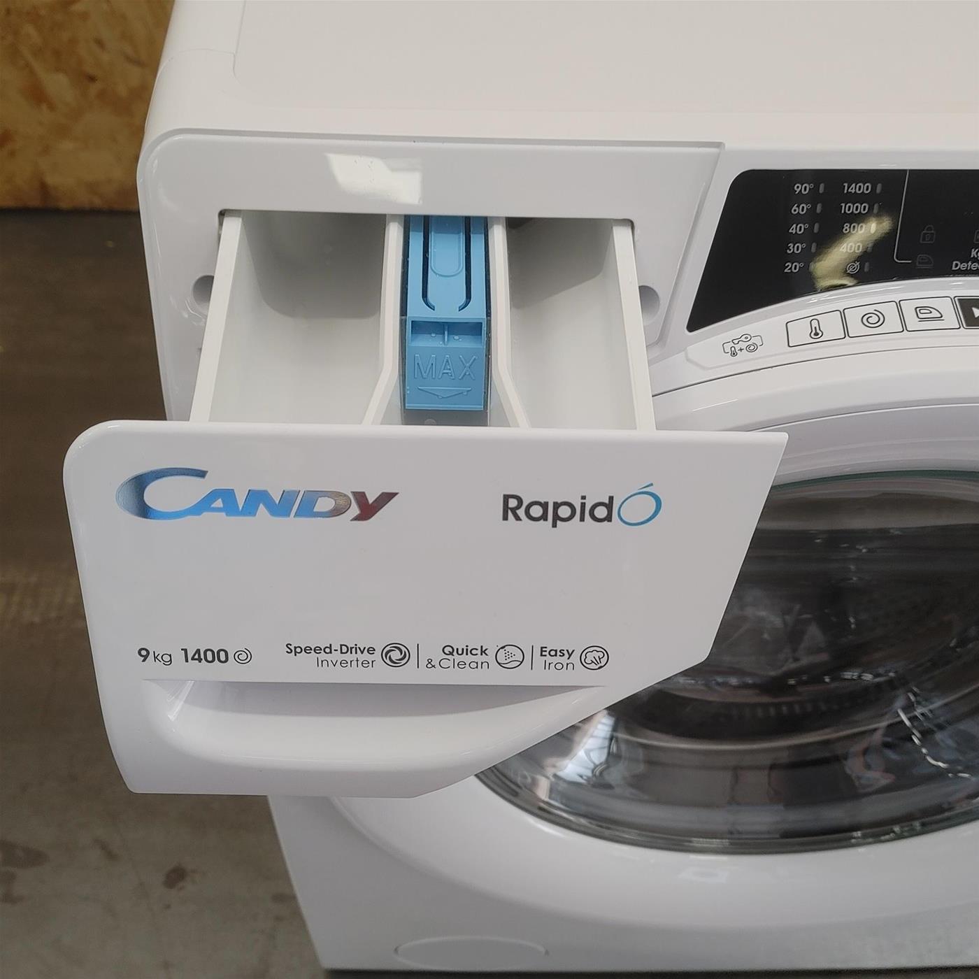 Lavatrice Candy RapidÓ RO 1496DWMCT/1-S Carica frontale 9 kg 1400 giri Bianco