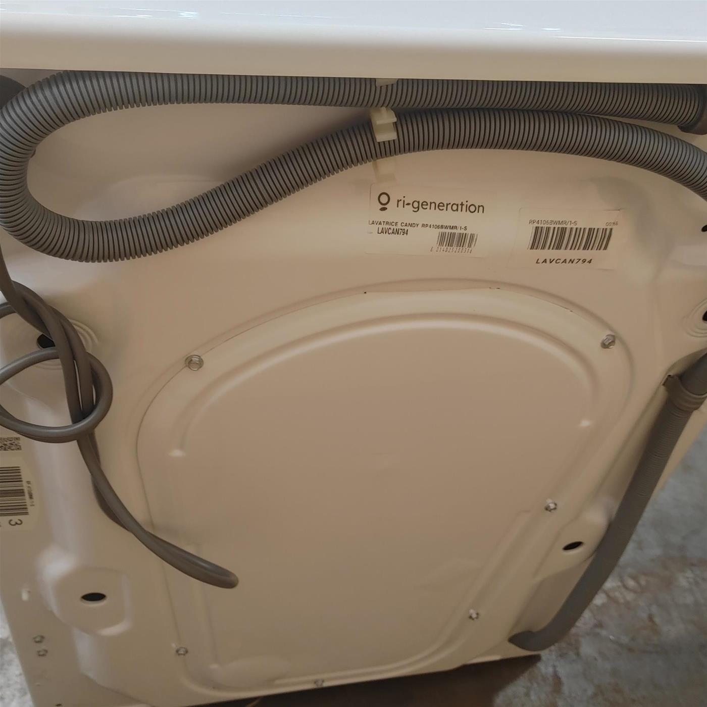 Lavatrice Candy RapidÓ RP4106BWMR/1-S Carica frontale 10 kg 1400 giri