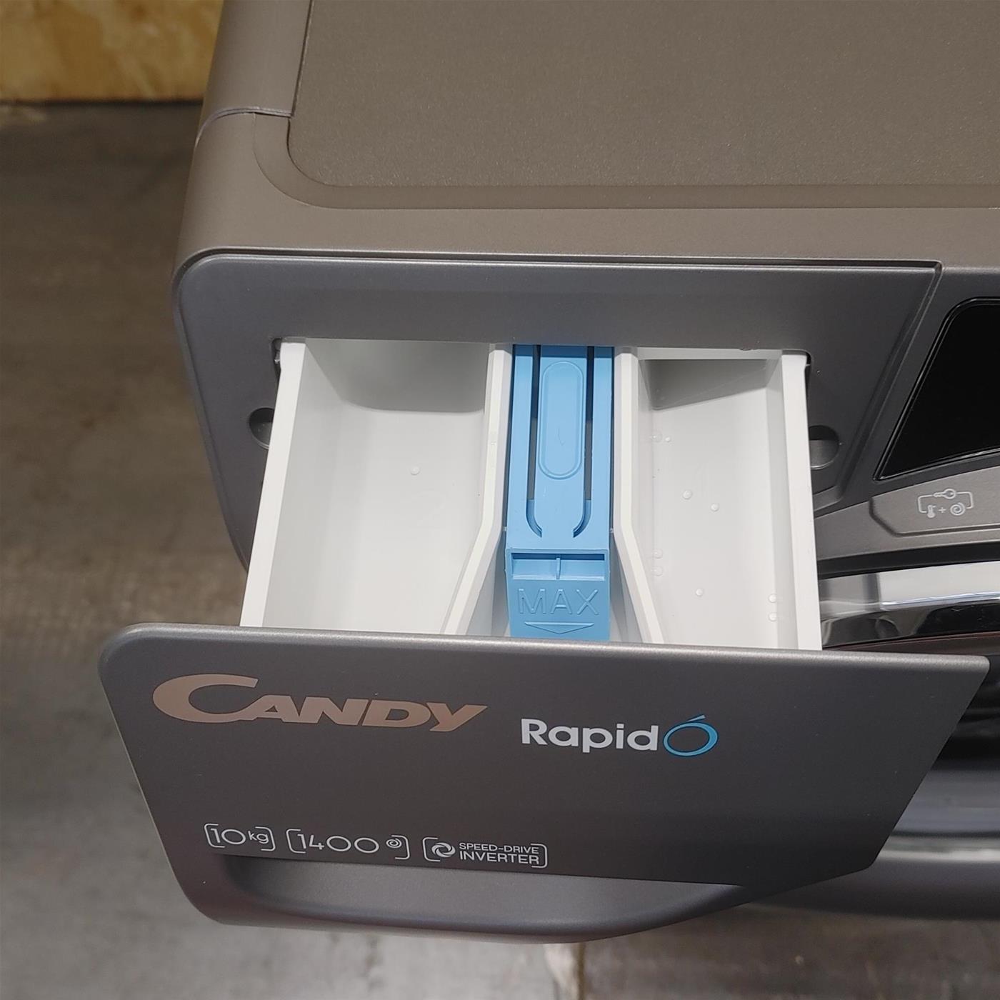 Lavatrice Candy RapidÓ RO14106DWMCRE-S Caricamento frontale 10 kg 1400 Giri/min Antracite