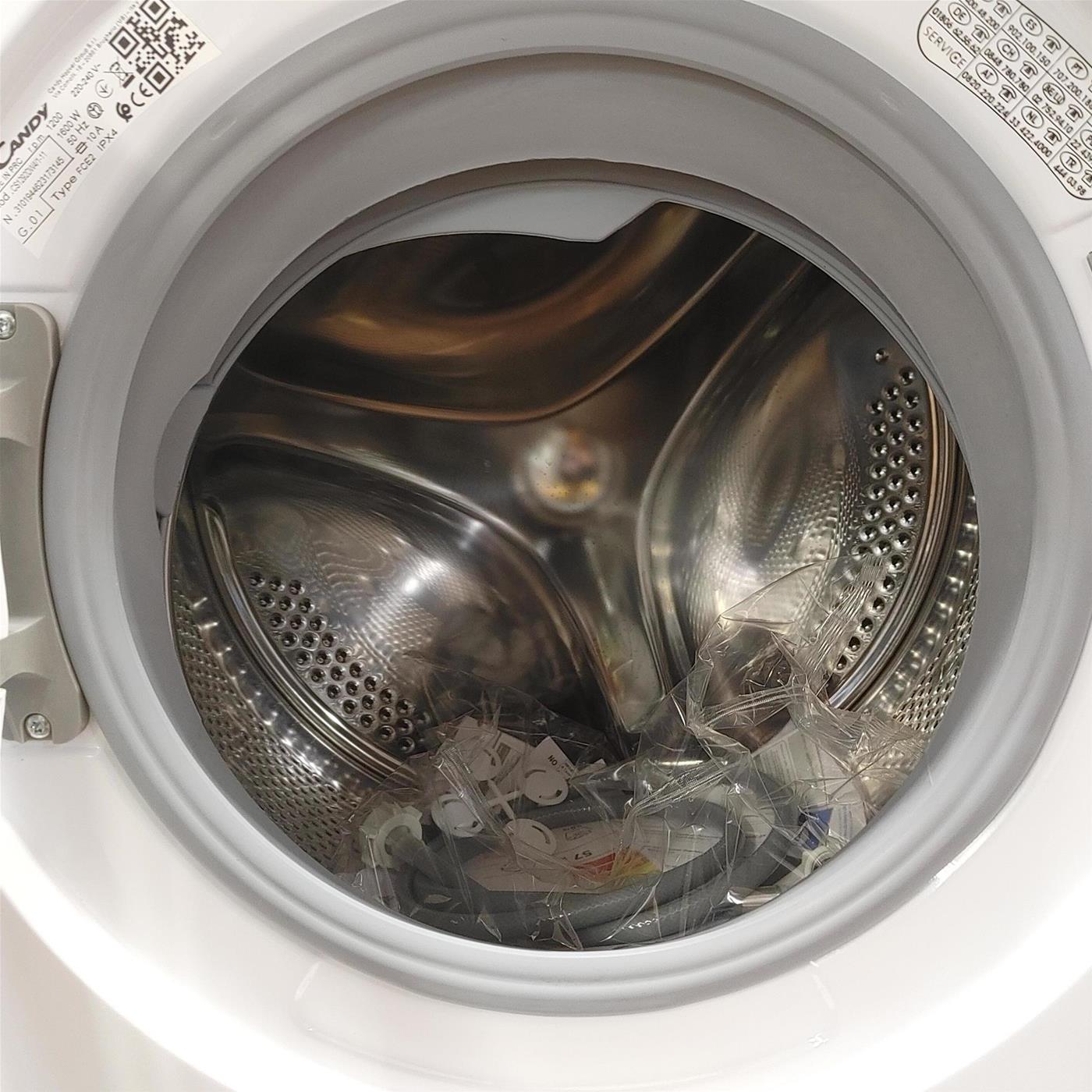 Lavatrice Candy Smart CS1292DW4/1-11 Caricamento frontale 9 kg 1200 Giri/min Bianco