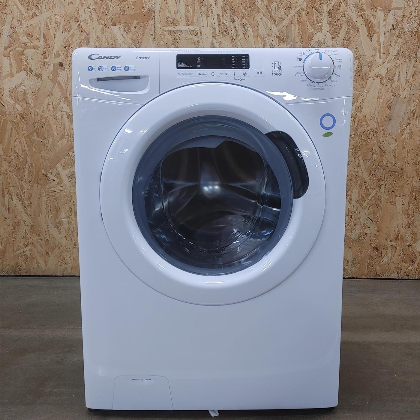 Lavatrice Candy Smart CS1292DW4/1-11 Caricamento frontale 9 kg 1200 Giri/min Bianco